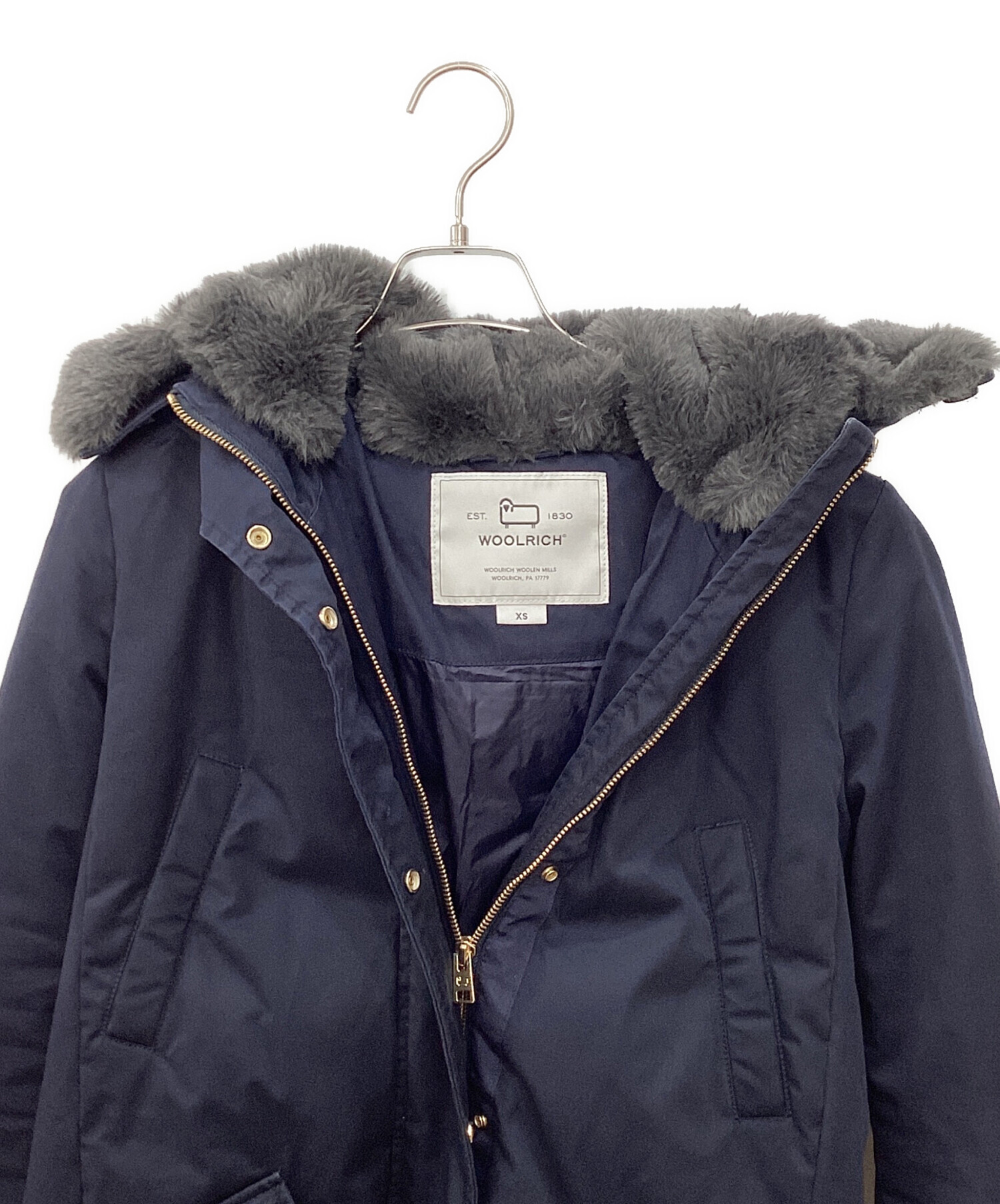 中古・古着通販】WOOLRICH (ウールリッチ) ファー付きダウンコート
