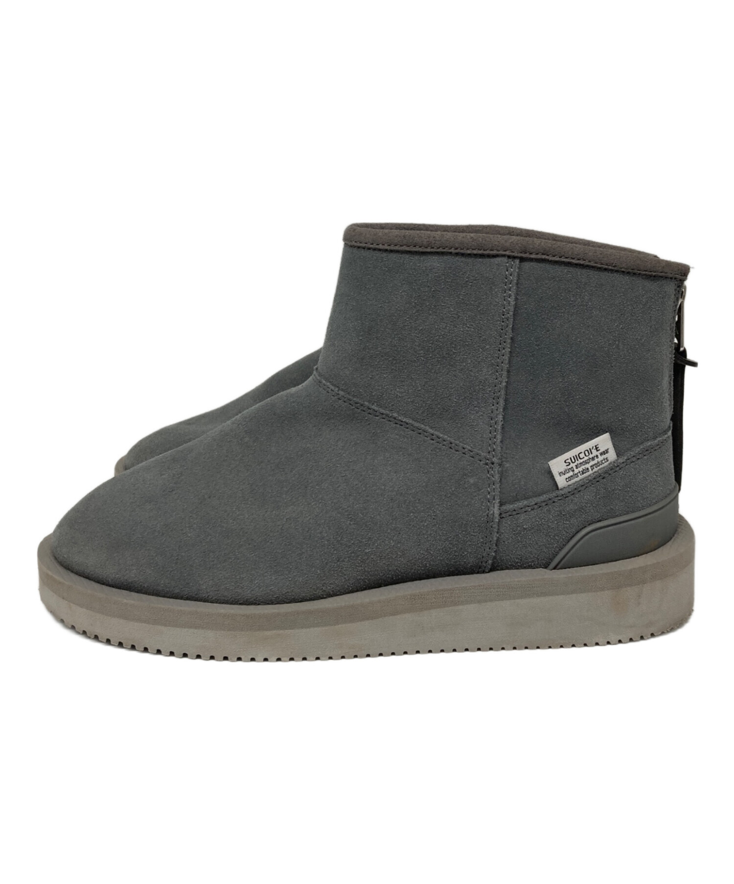 中古・古着通販】suicoke (スイコック) ムートンブーツ グレー サイズ