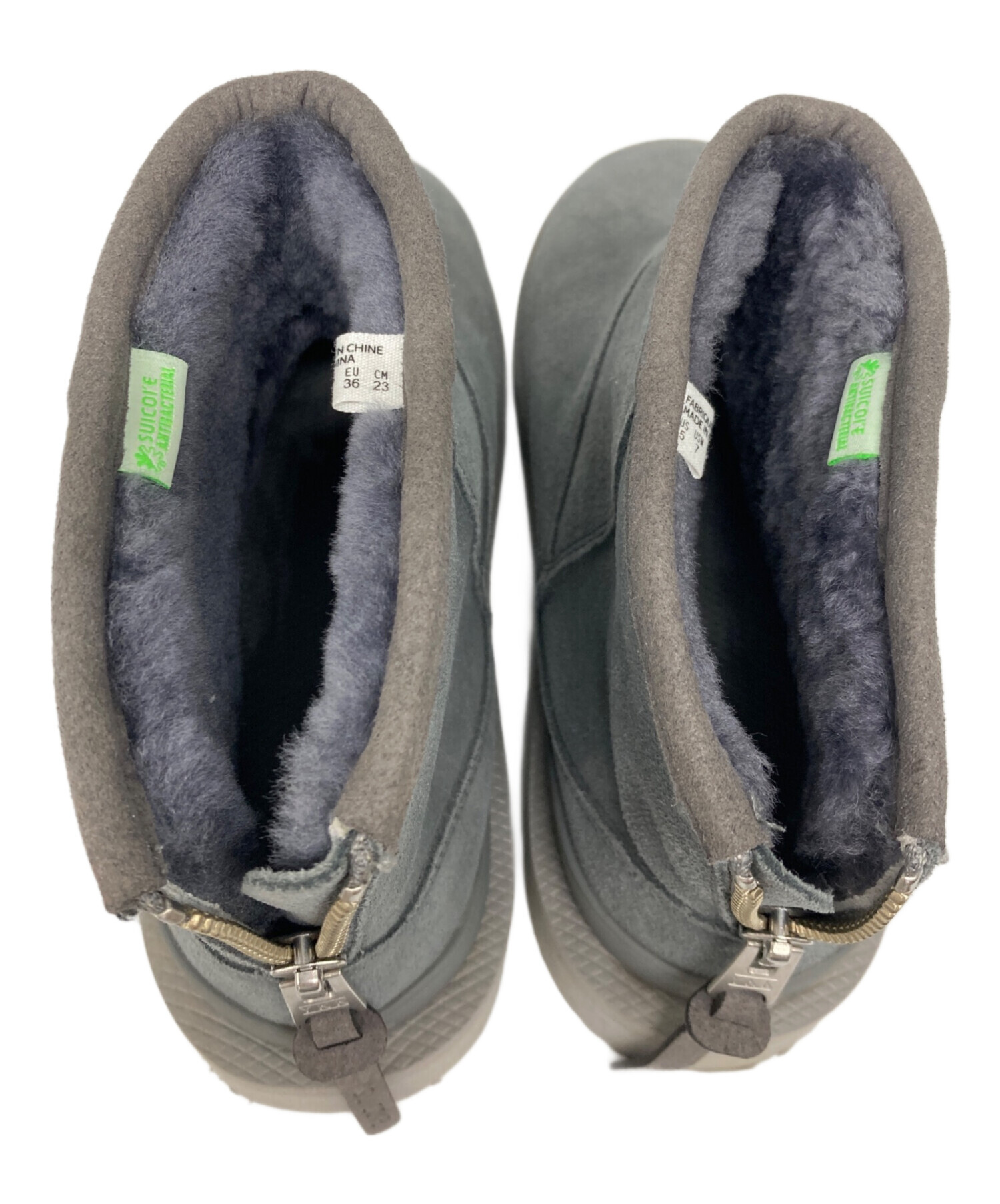 中古・古着通販】suicoke (スイコック) ムートンブーツ グレー サイズ