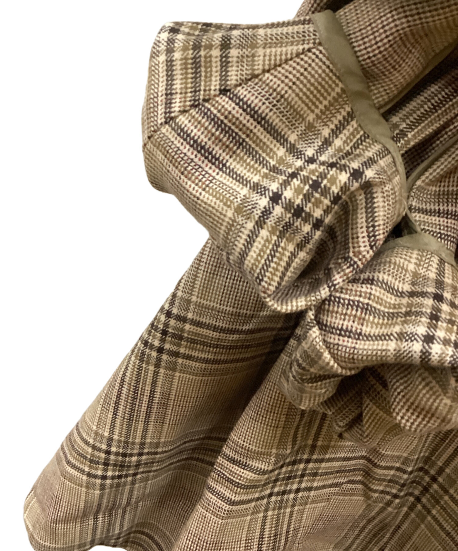 中古・古着通販】BLAMINK (ブラミンク) チェックブラウス ブラウン  