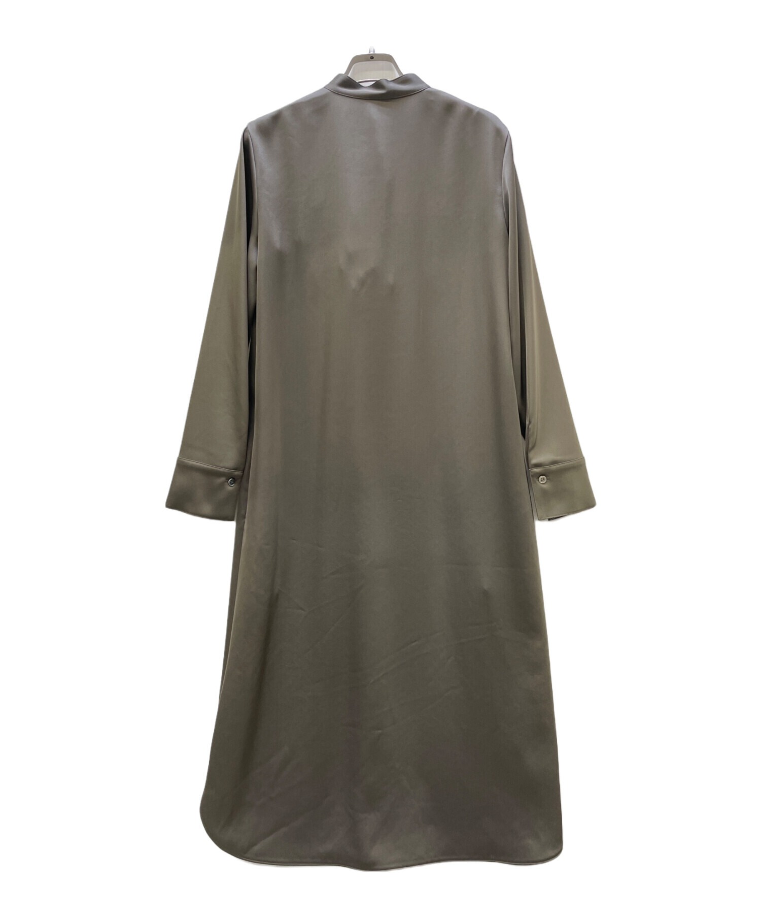 セオリー theory ワンピース セオリーリュクス カーキ 中古・古着通販】theory luxe (セオリーリュクス) CRISP LINEN APRIE