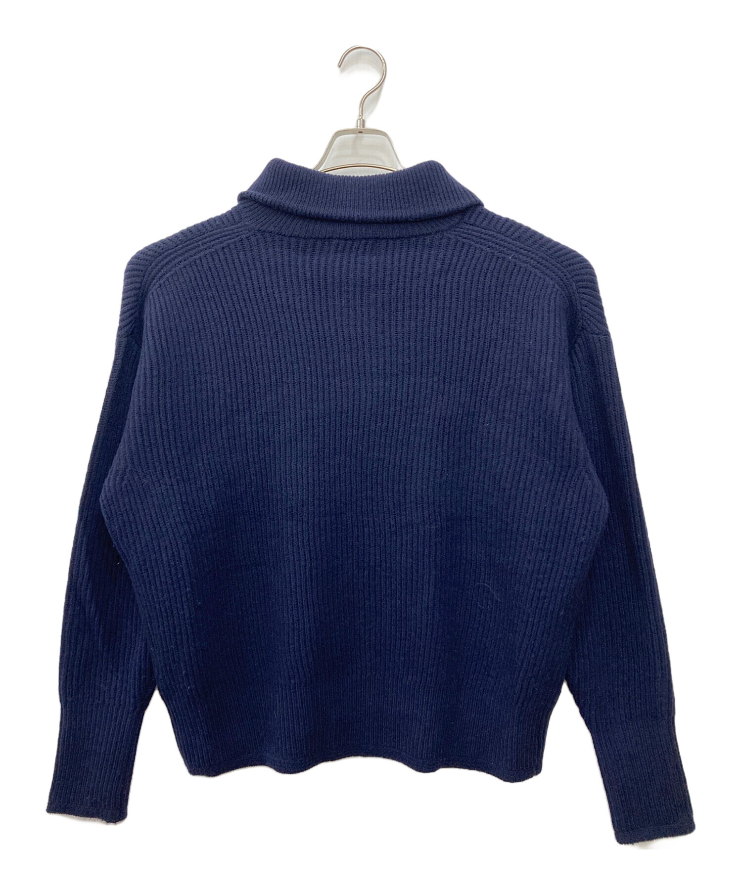 美品SLOBE IENA French wool畦ハーフジップニットプルオーバー SLOBE IENA French wool畦ハーフジップニットプルオーバー - メルカリ