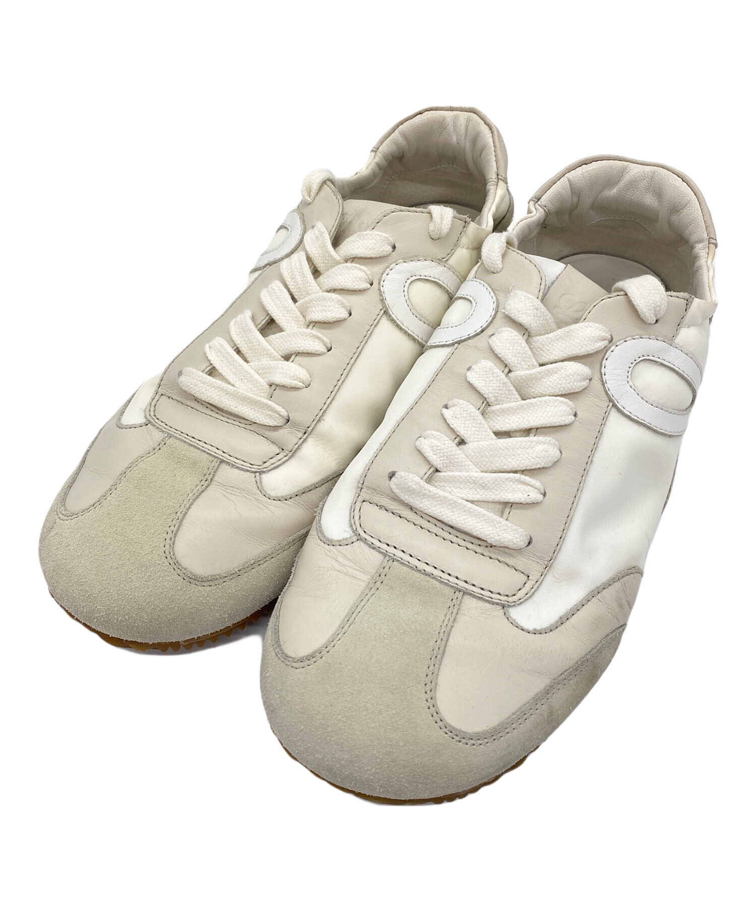 中古・古着通販】LOEWE (ロエベ) バレエ ランナー ホワイト×グレー 