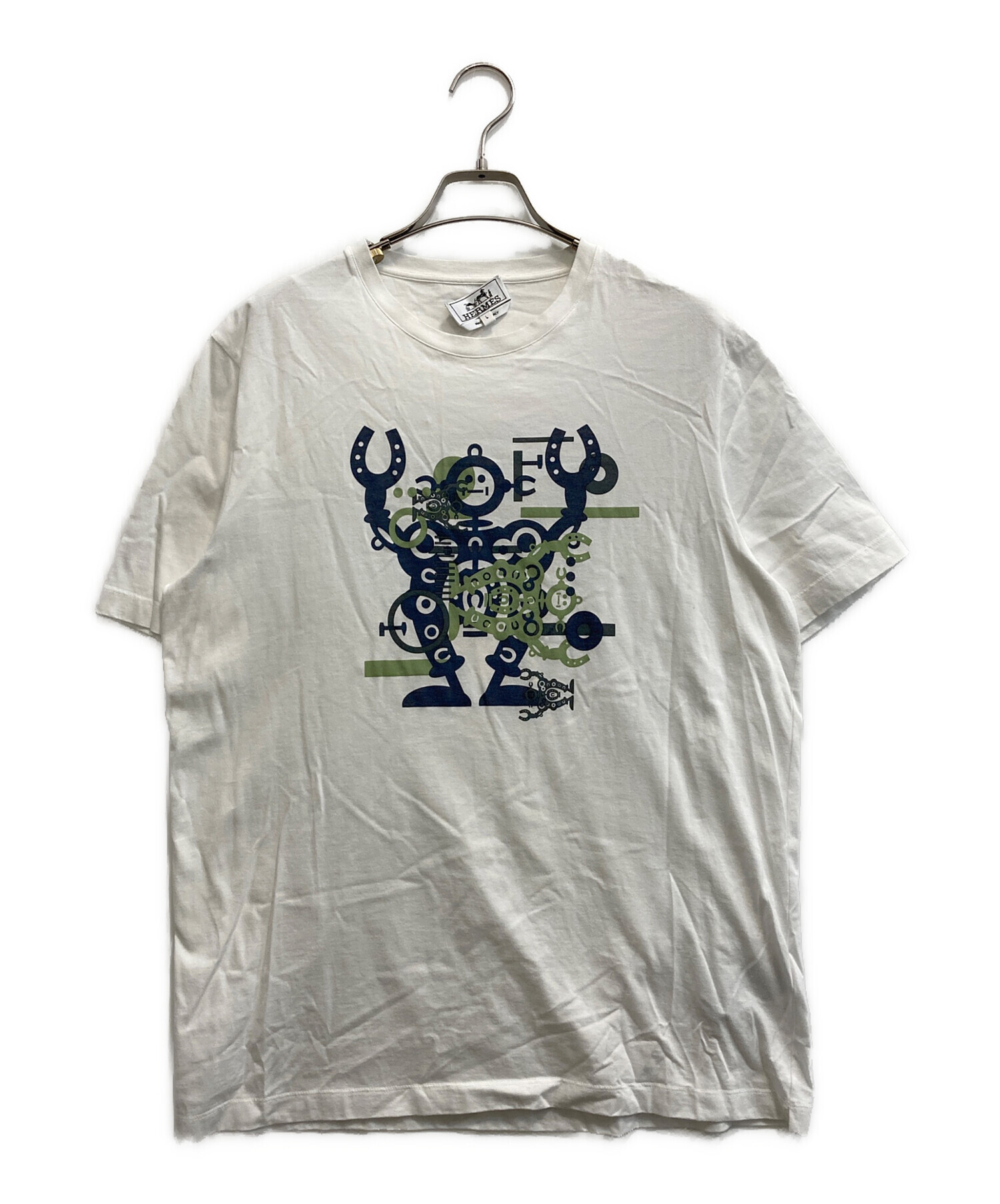 中古・古着通販】HERMES (エルメス) Tシャツ ホワイト サイズ:SIZE L 