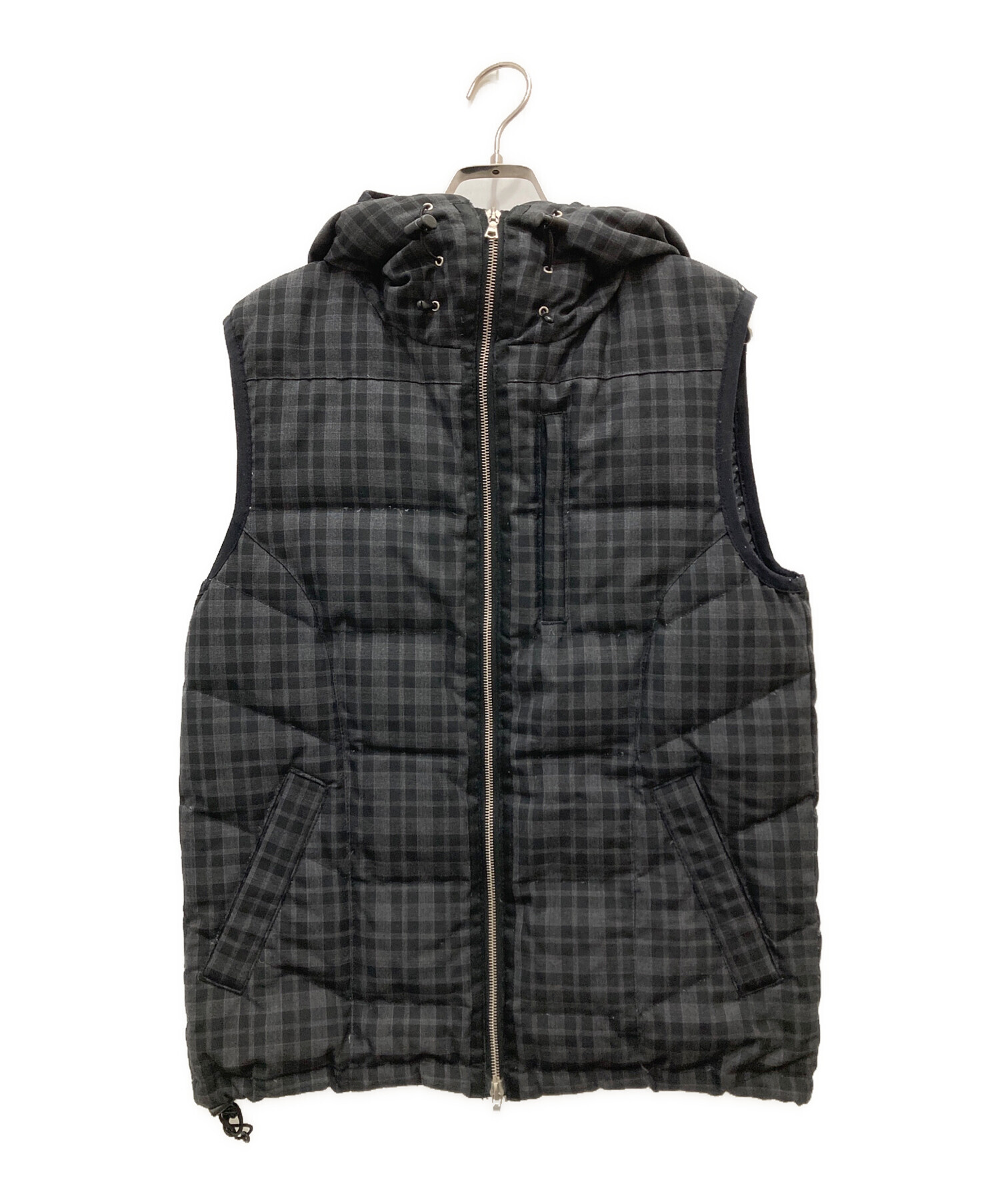 SOPHNET. ダウンベスト S ブラック SOPH. | SHADOW RIP STOP DOWN VEST