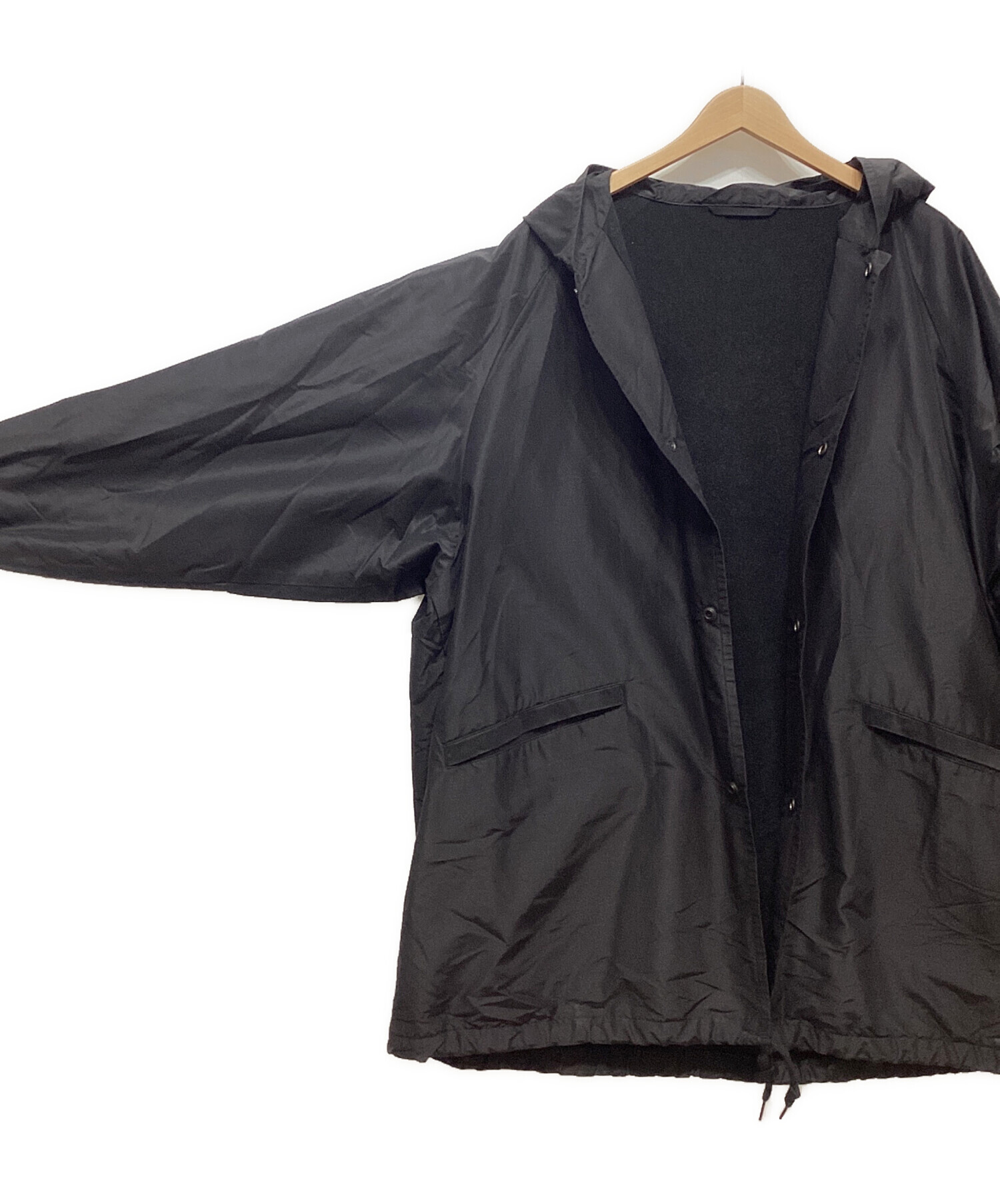 中古・古着通販】COMOLI (コモリ) コットンシルク フーデットコート