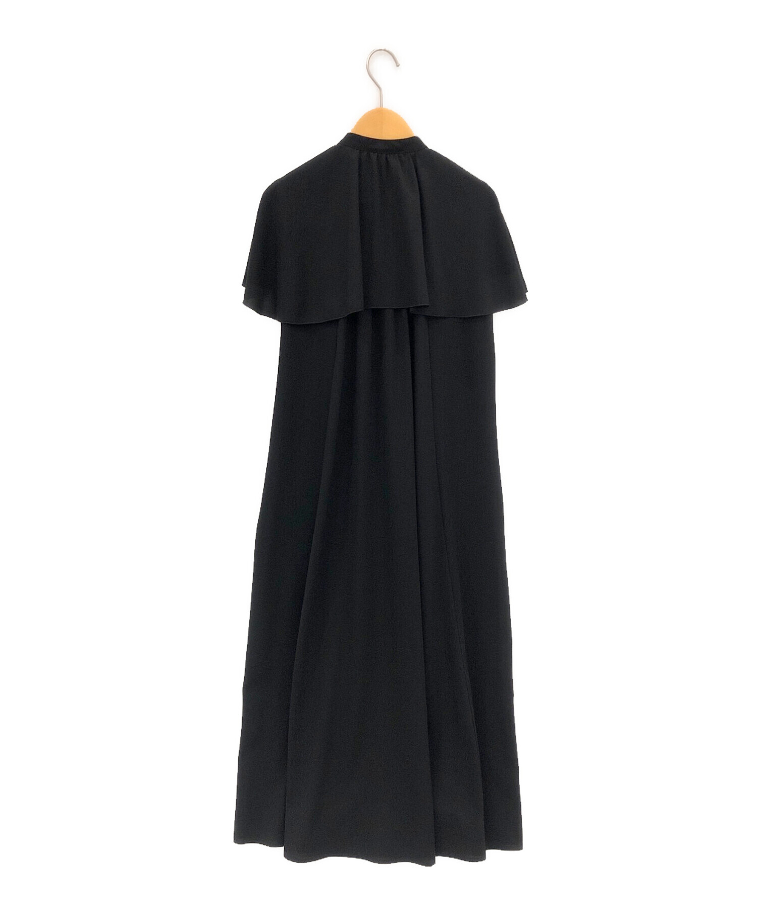 中古・古着通販】ENFOLD (エンフォルド) CAPE-SLEEVE DRESS 中古・古着通販】ENFOLD (エンフォルド) CAPE-SLEEVE DRESS
