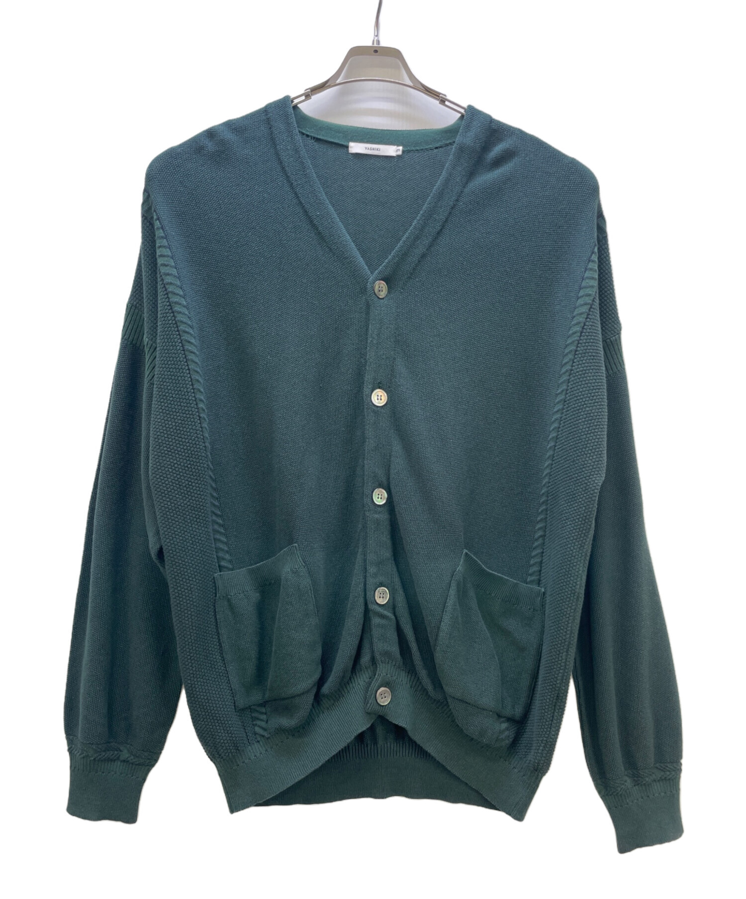 ヤシキ YASHIKI カーディガン ニット グリーン 春 秋 2 メンズ 長袖 ヤシキ YASHIKI カーディガン ニット グリーン 春 秋 2 メンズ 長袖