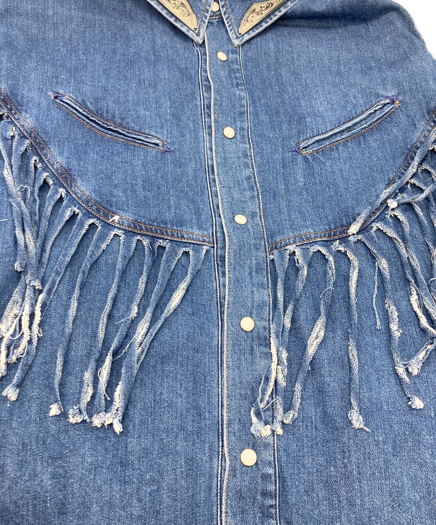 中古・古着通販】TOGA ARCHIVES (トーガアーカイブス) DENIM FRINGE 