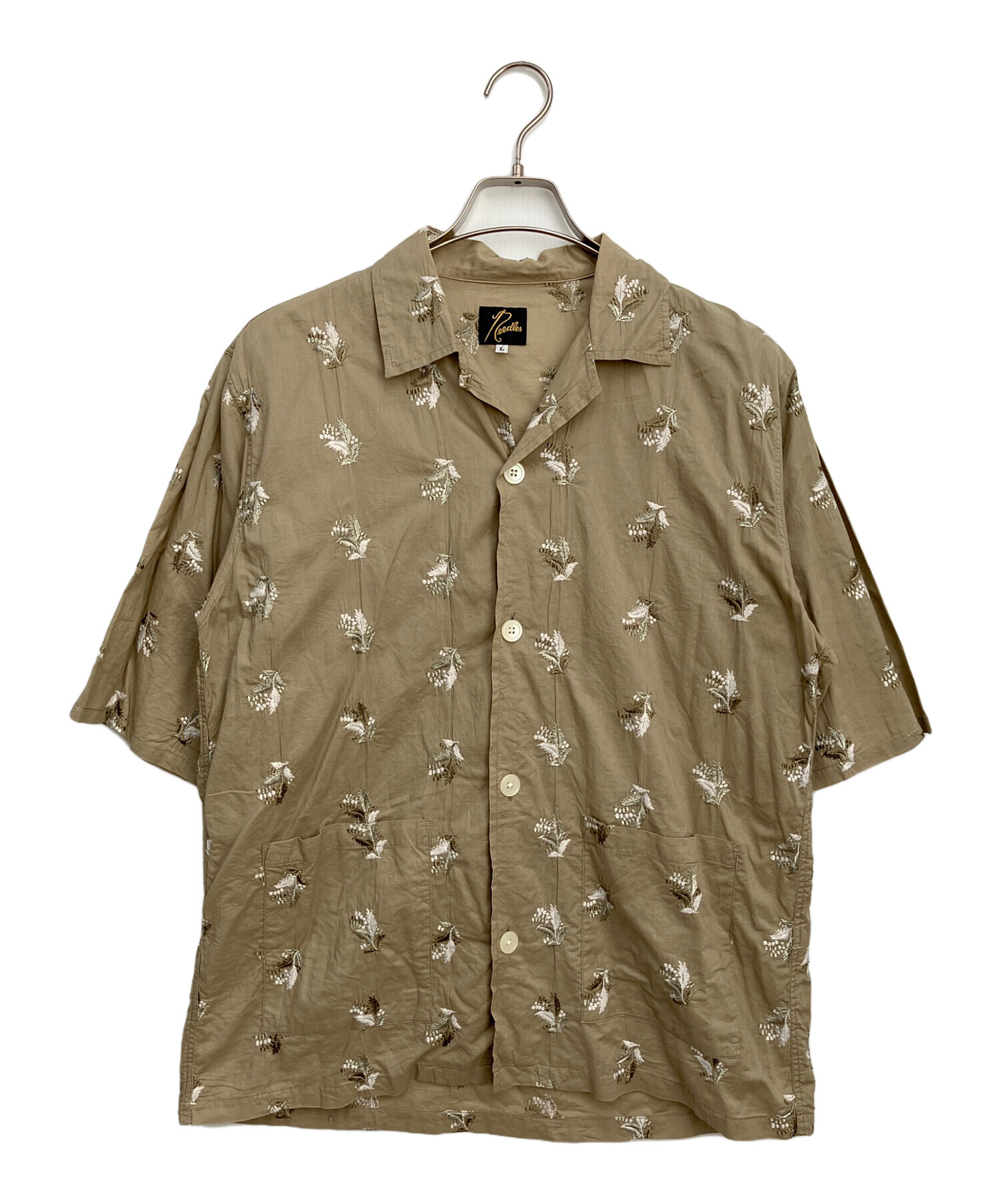 中古・古着通販】Needles (ニードルズ) Cabana Shirt ベージュ サイズ