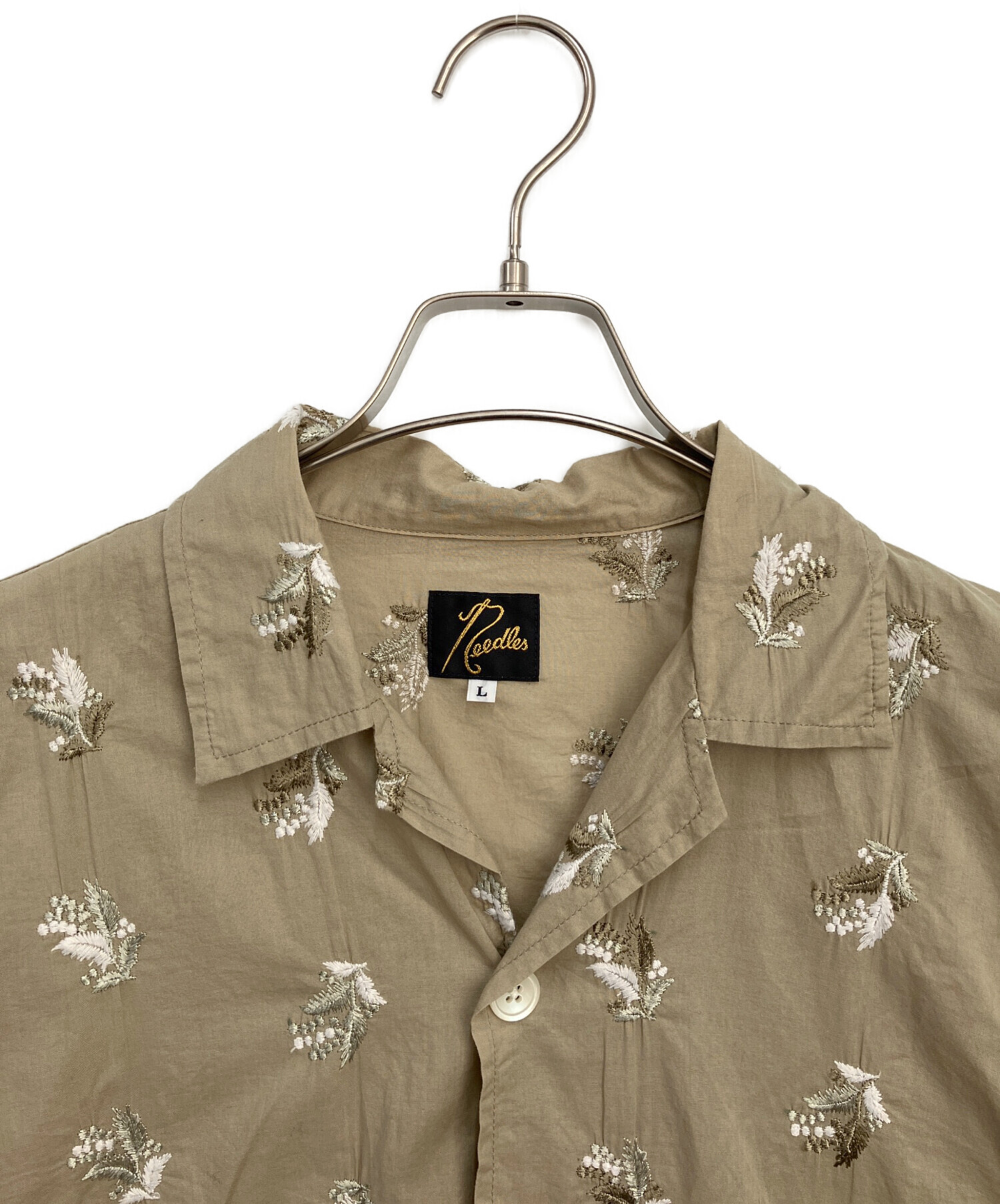 中古・古着通販】Needles (ニードルズ) Cabana Shirt ベージュ サイズ