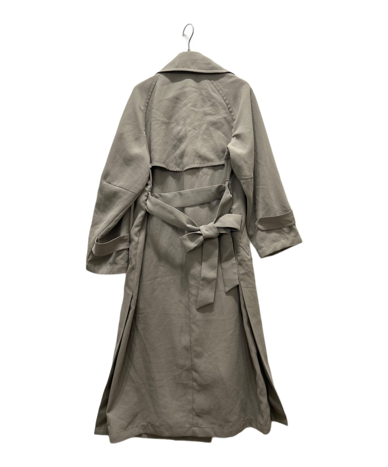 中古・古着通販】LOUNIE (ルーニー) ボタンレストレンチコート カーキ