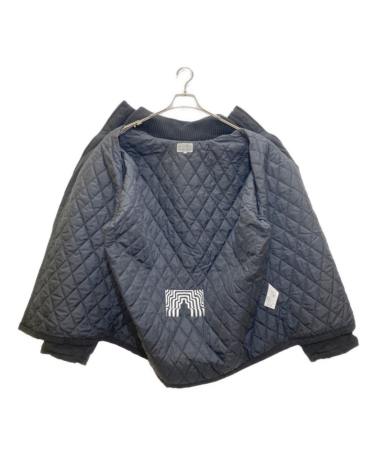 中古・古着通販】C.E (シーイー) CN RIB COLLAR ZIP JACKET ブラック 