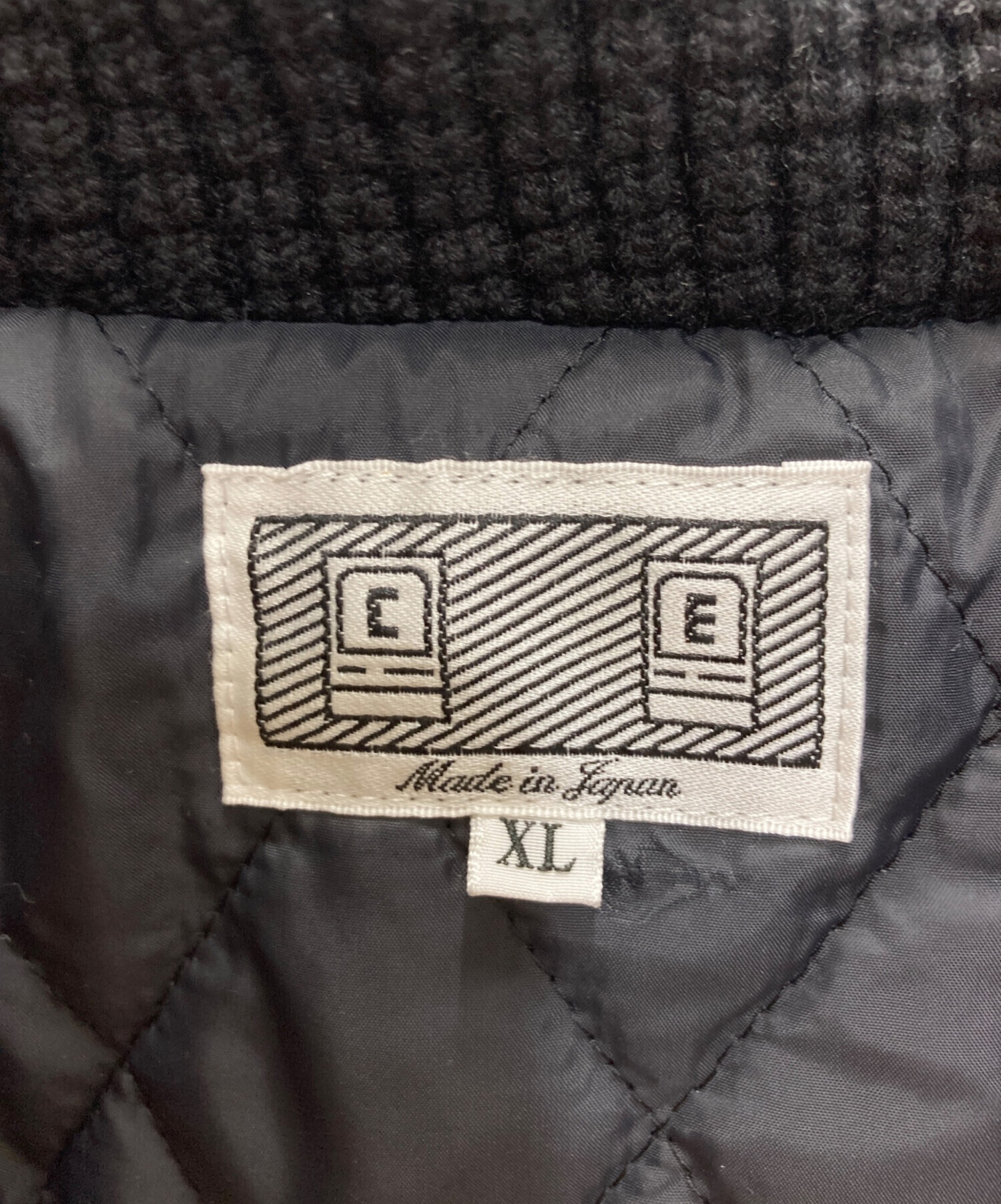 中古・古着通販】C.E (シーイー) CN RIB COLLAR ZIP JACKET ブラック 