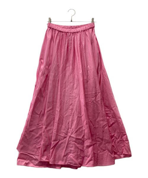 中古・古着通販】ATON (エイトン) MICRO COTTON SATINギャザースカート