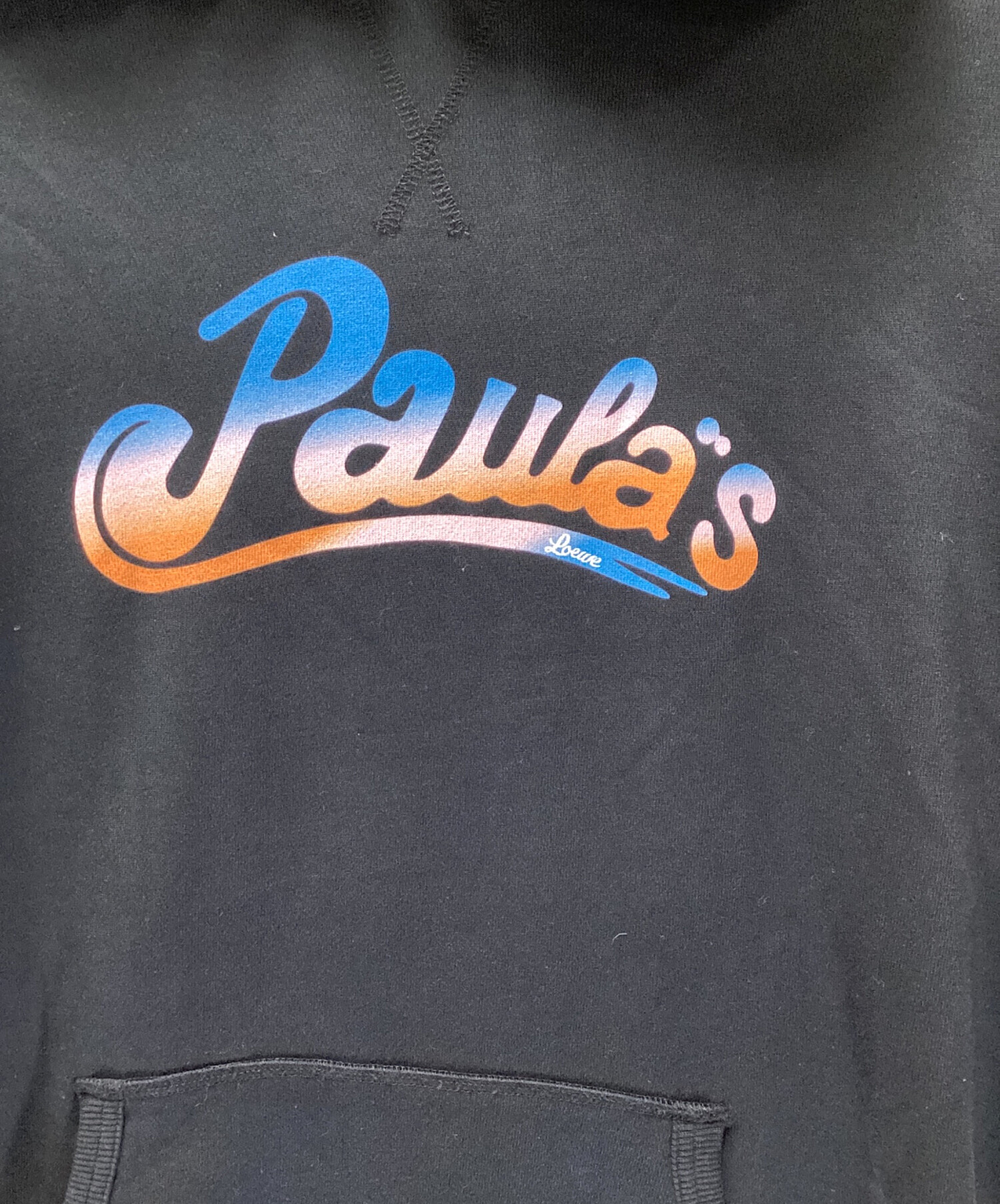 中古・古着通販】LOEWE (ロエベ) Hooded Logo-print Hooded Sweatshirt 