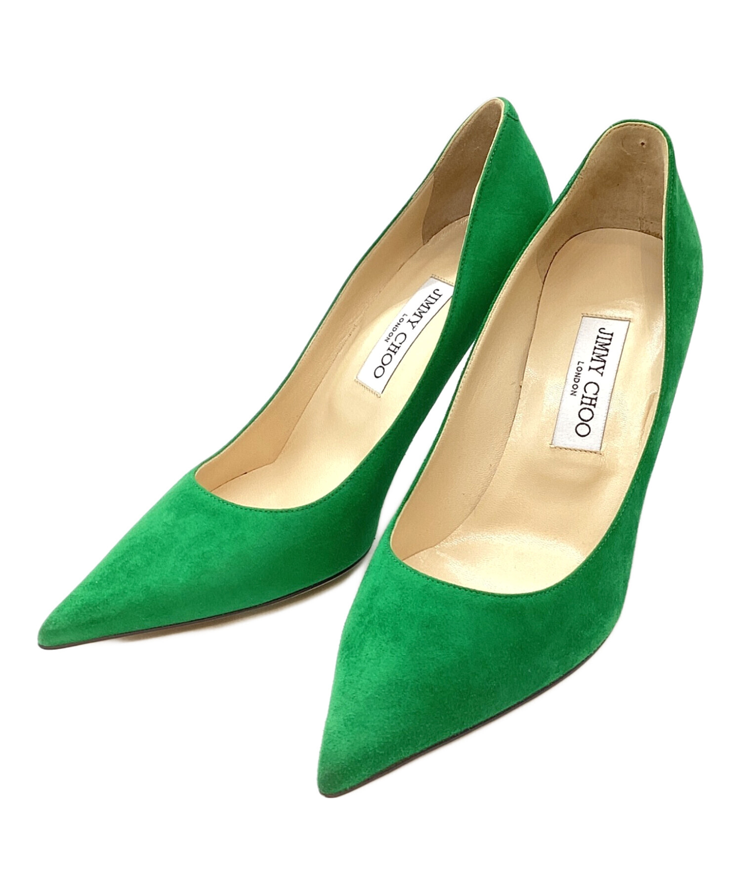 中古・古着通販】JIMMY CHOO (ジミーチュウ) スウェードパンプス