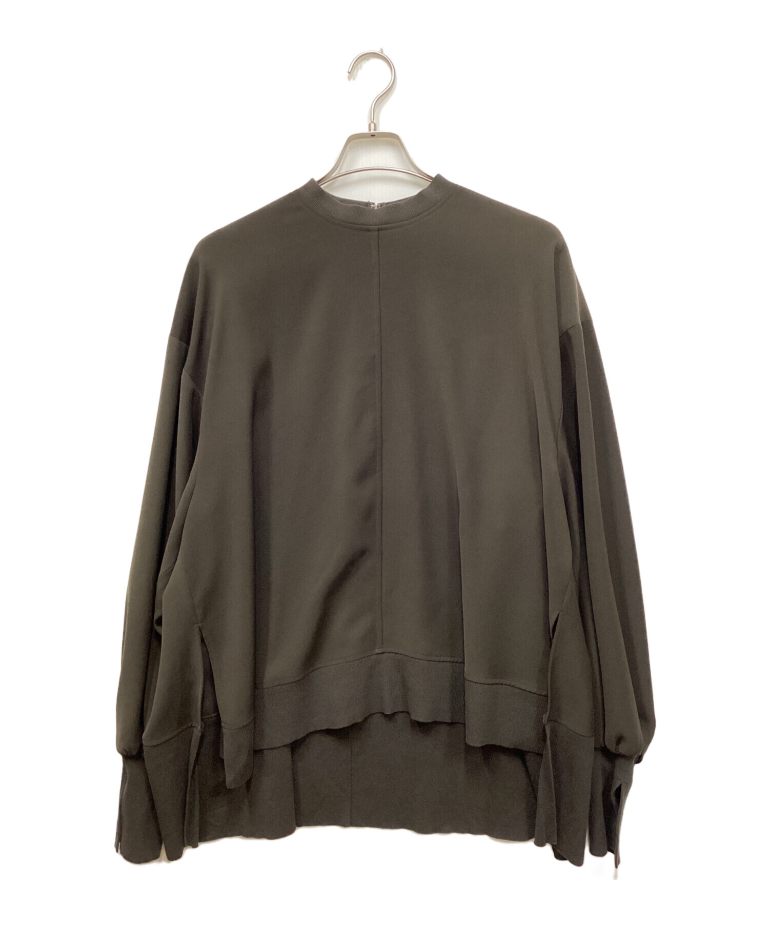 中古・古着通販ENFOLD (エンフォルド) SQUARE-HEM PULLOVER 