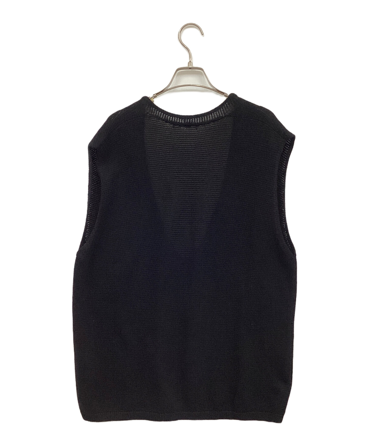 【美品】Plage CO LIKnit ベスト 中古・古着通販】Plage (プラージュ) Italian Yarn ベスト ブラック