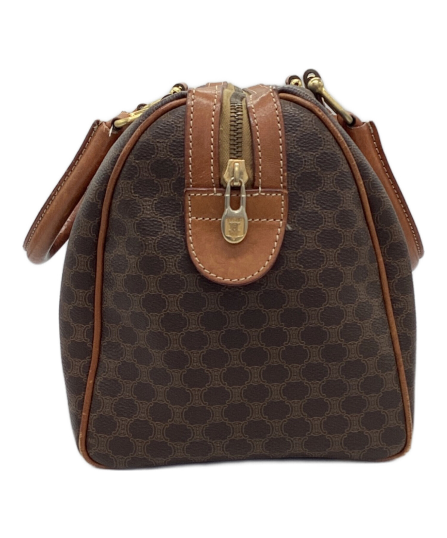 中古・古着通販】CELINE (セリーヌ) ミニボストンバッグ ブラウン