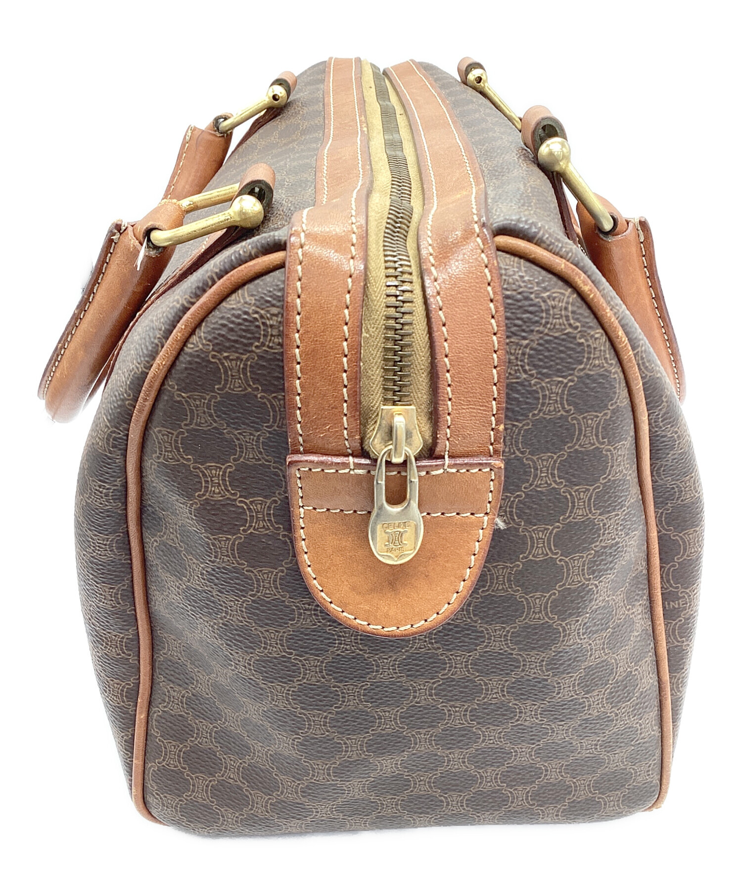 中古・古着通販】CELINE (セリーヌ) ミニボストンバッグ ブラウン