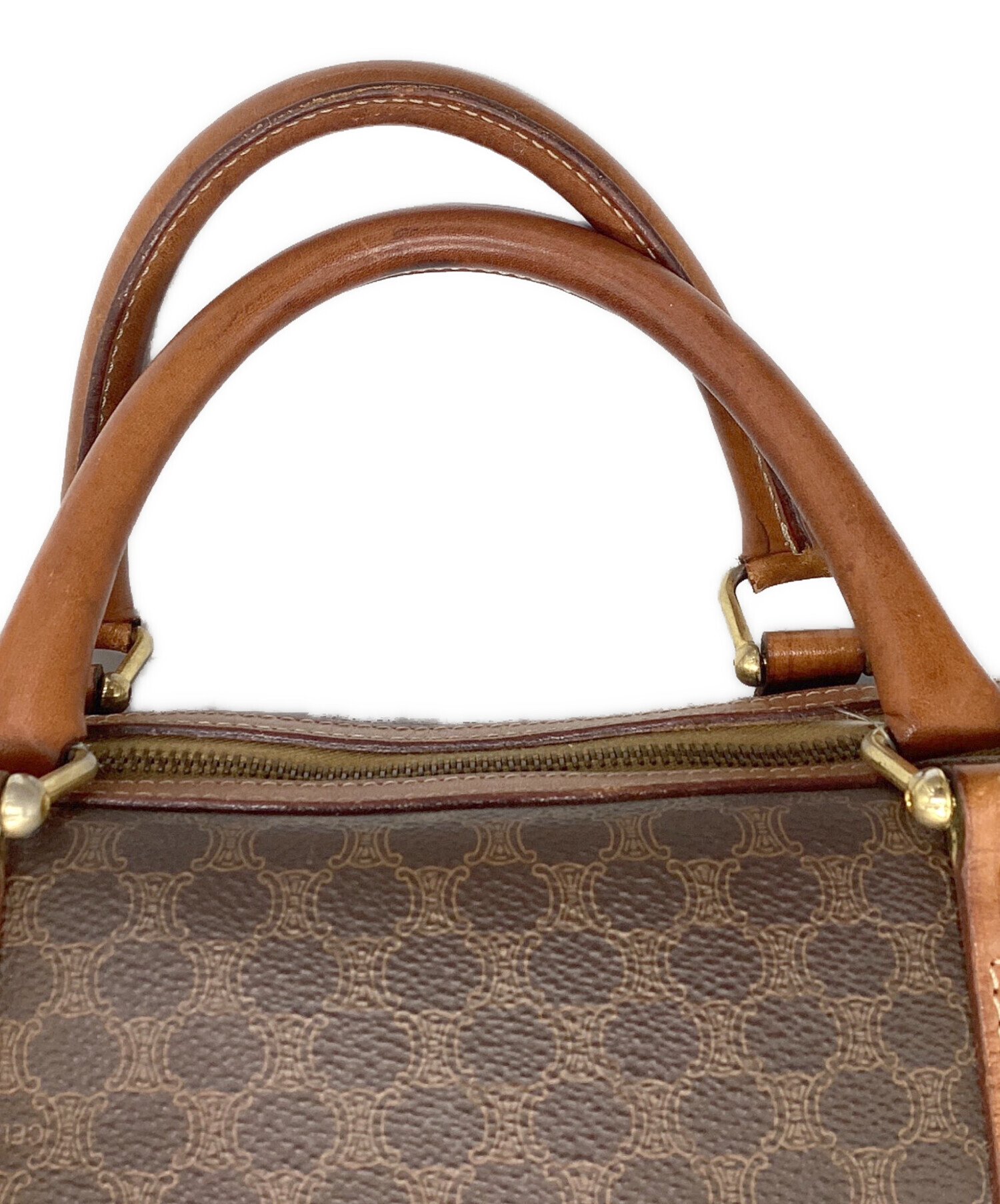 中古・古着通販】CELINE (セリーヌ) ミニボストンバッグ ブラウン