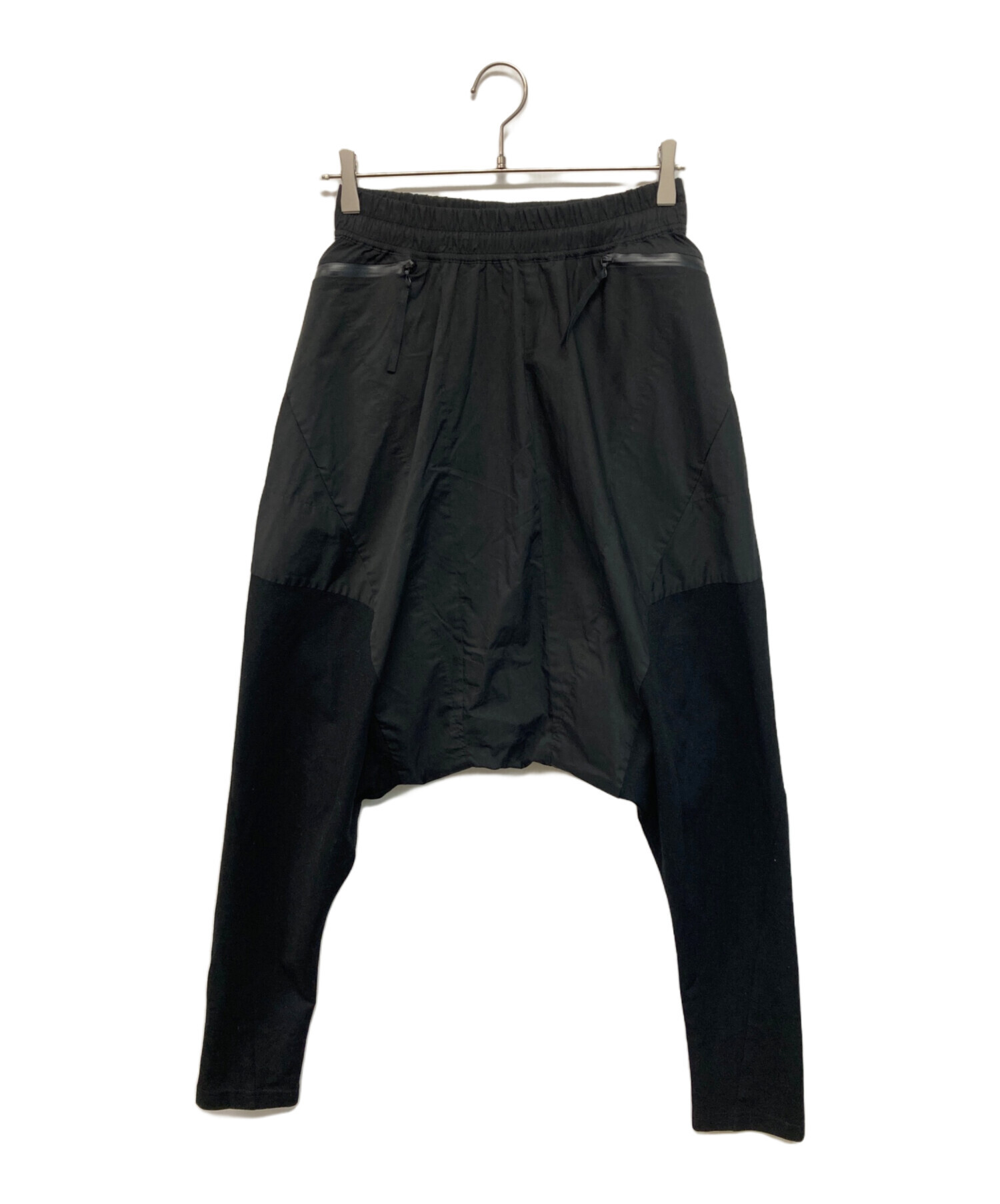 中古・古着通販】NILoS (ニルズ) COMBINATION CROTCH PANTS ブラック