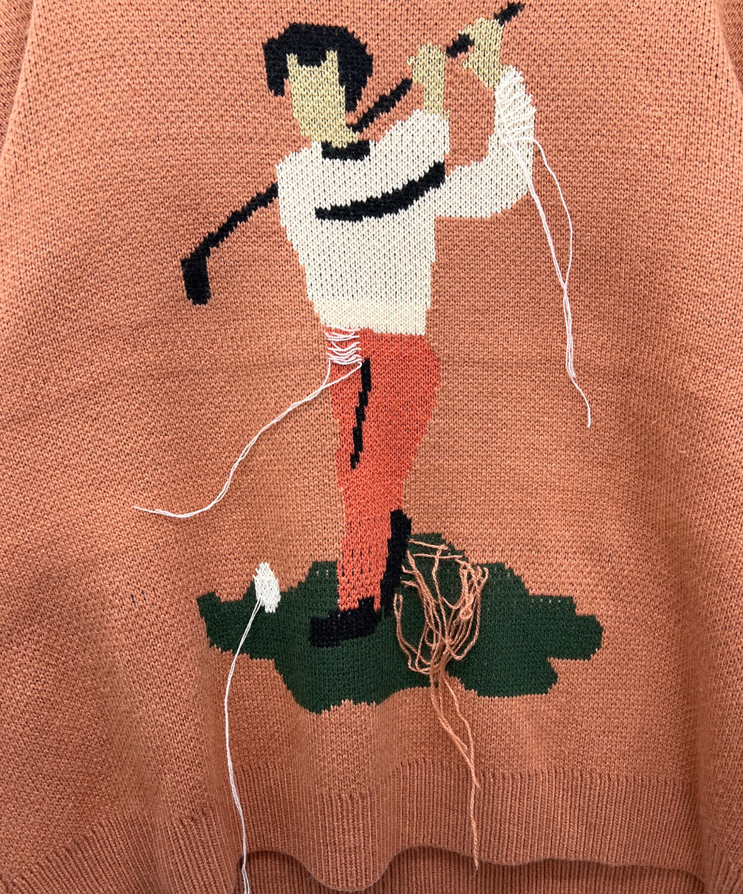 中古・古着通販】Deny umamiism (ウマミズム) ゴルフニットセーター