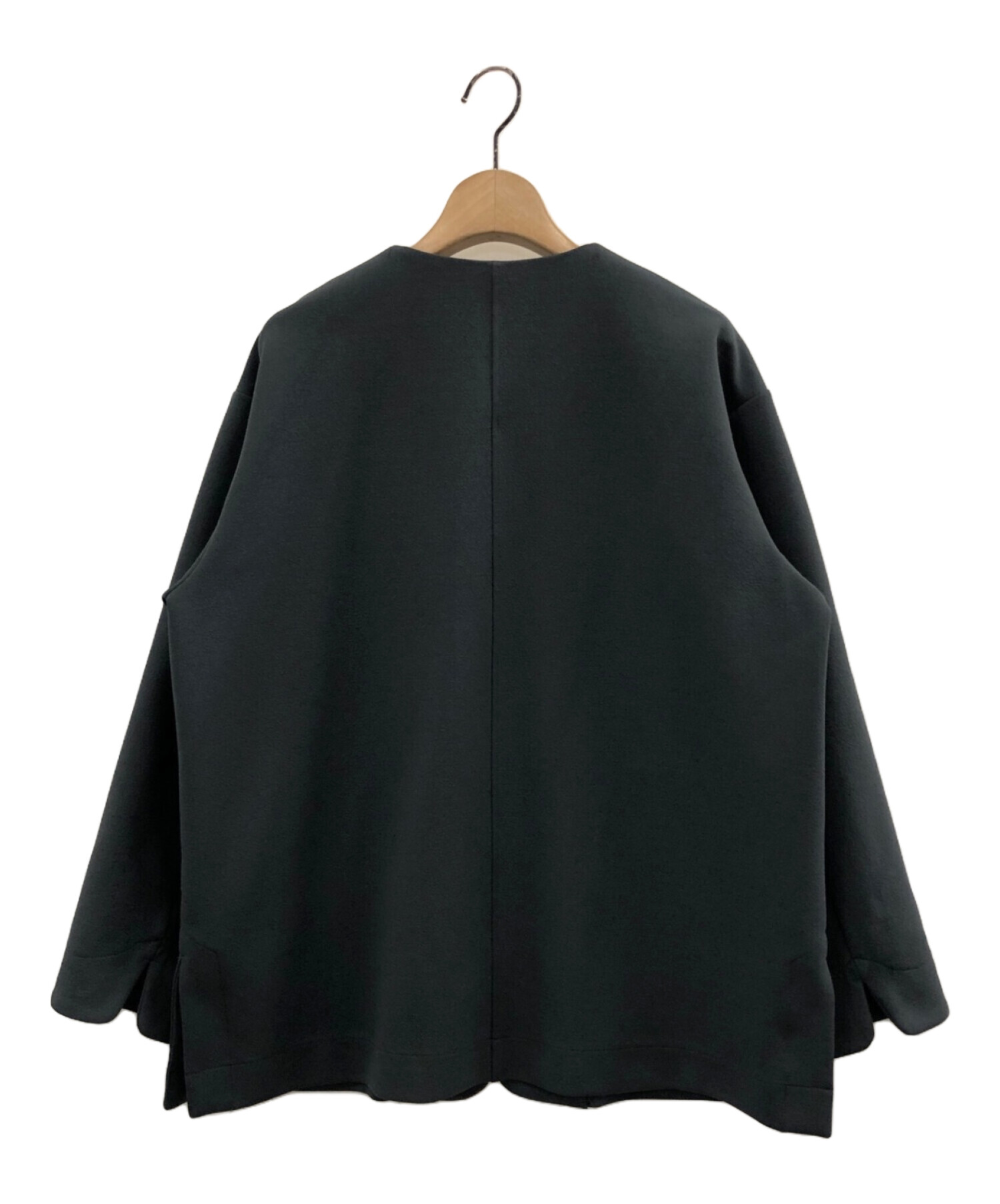 中古・古着通販】BEARDSLEY (ビアズリー) ノーカラージャケット グレー