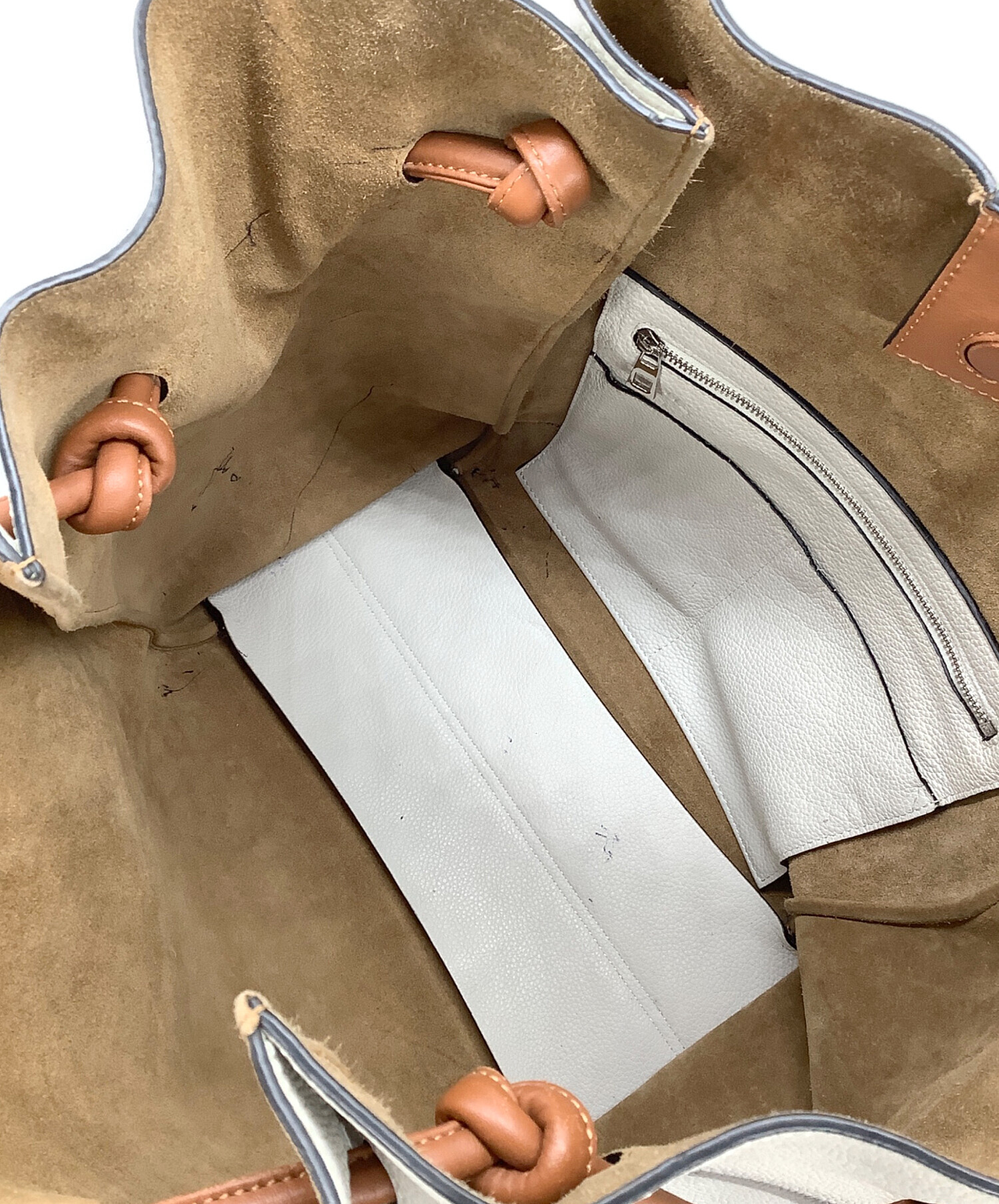 中古・古着通販】LOEWE (ロエベ) フラメンコノットハンドバッグ 