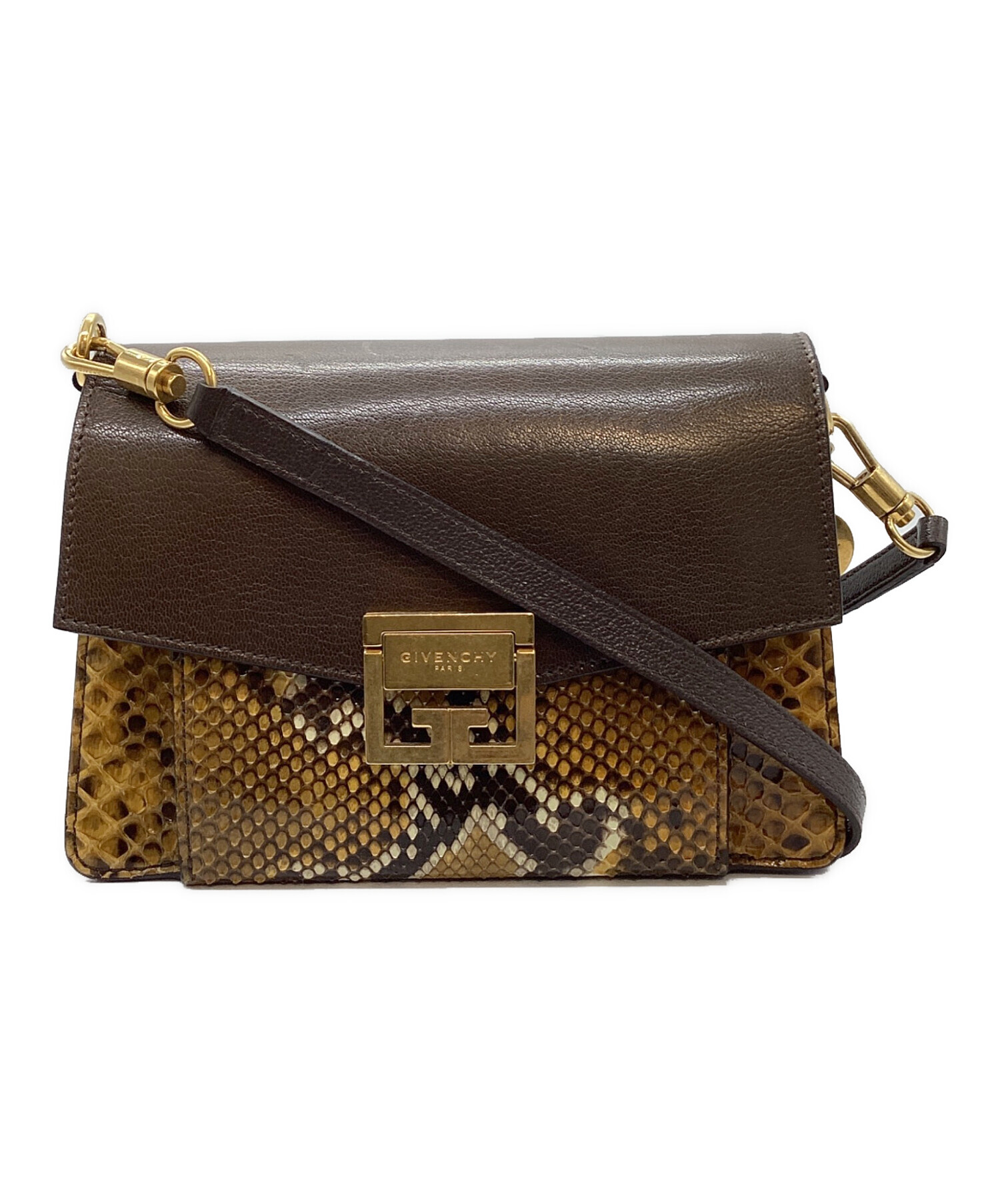 中古・古着通販】GIVENCHY (ジバンシィ) GV3 Small Python Crossbody
