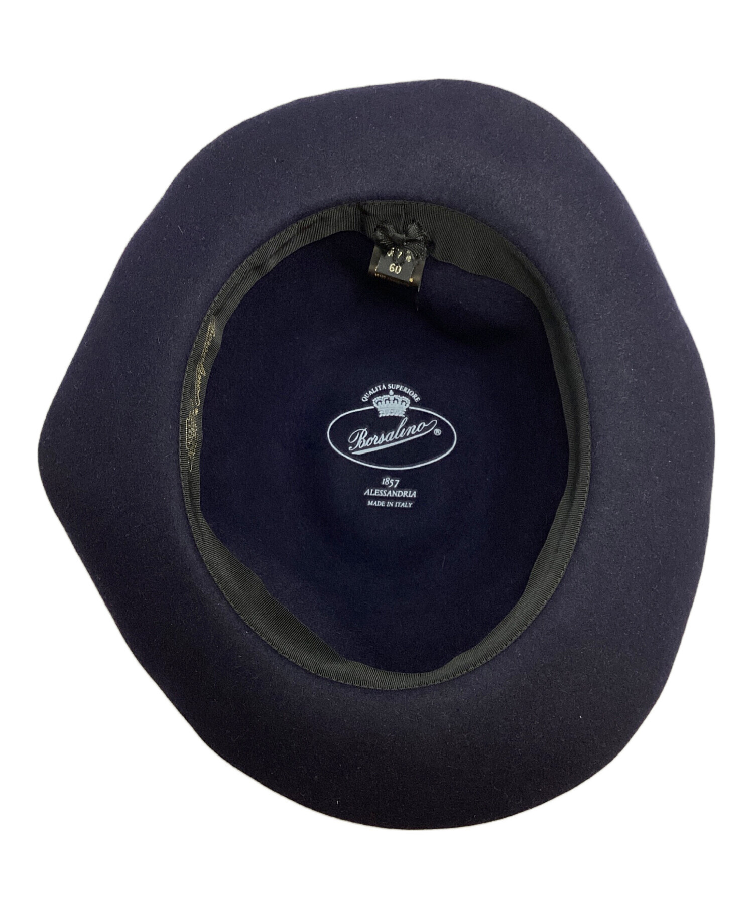 中古・古着通販】BORSALINO (ボルサリーノ) ハット ネイビー サイズ:60