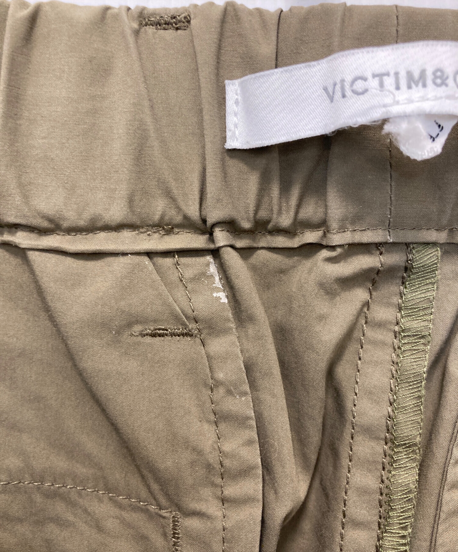 中古・古着通販】VICTIM (ヴィクティム) EASY CARGO PANTS カーキ 