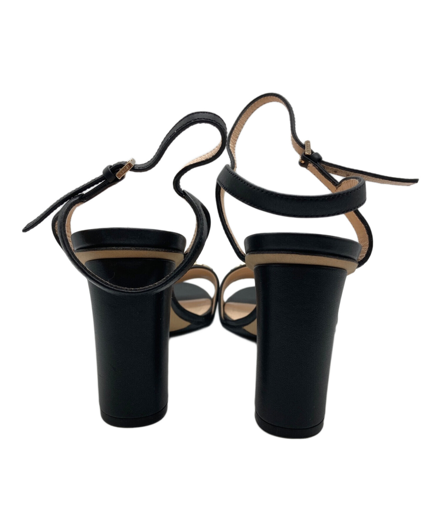 中古・古着通販】GUCCI (グッチ) ホースビットサンダル ブラック