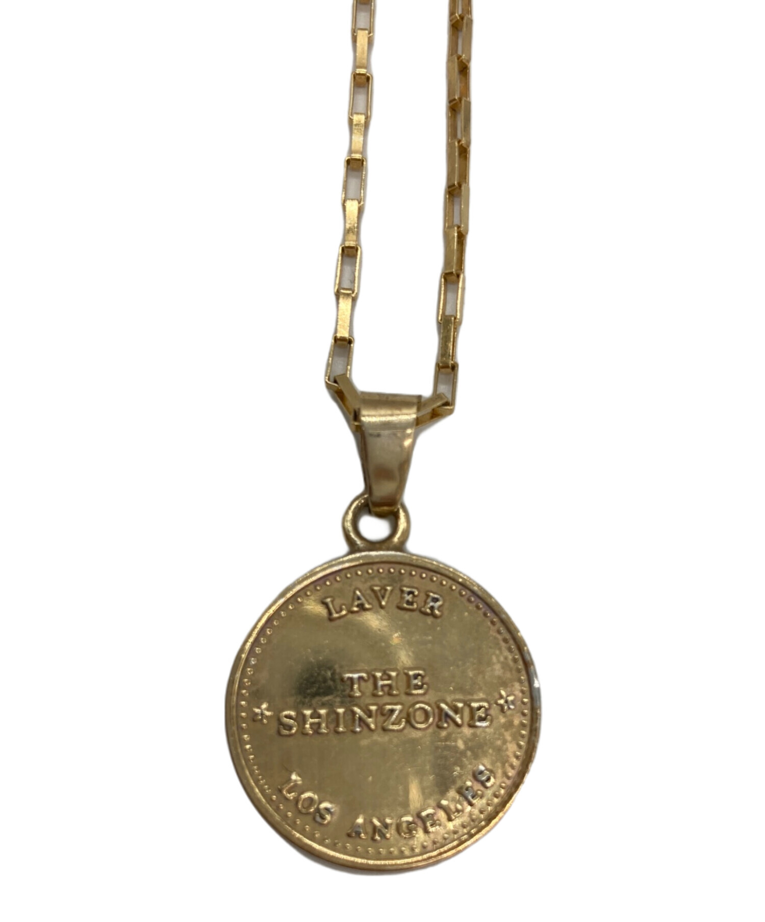 SHINZONE LAVER コインネックレス SHINZONE LAVER COIN NECKLACE 中古・古着通販】LAVER (ラバー)  COIN NECKLACE ゴールド