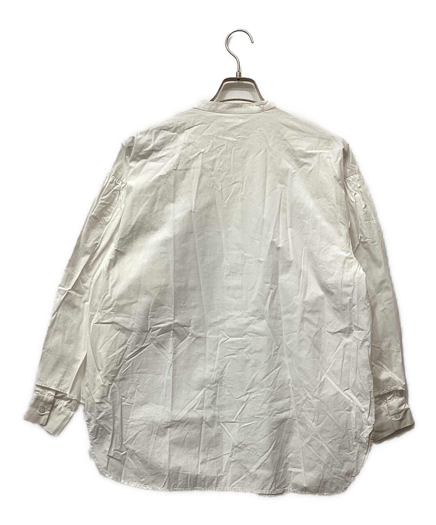 中古・古着通販】SEEALL (シーオール) NO COLLAR SHIRTS ホワイト