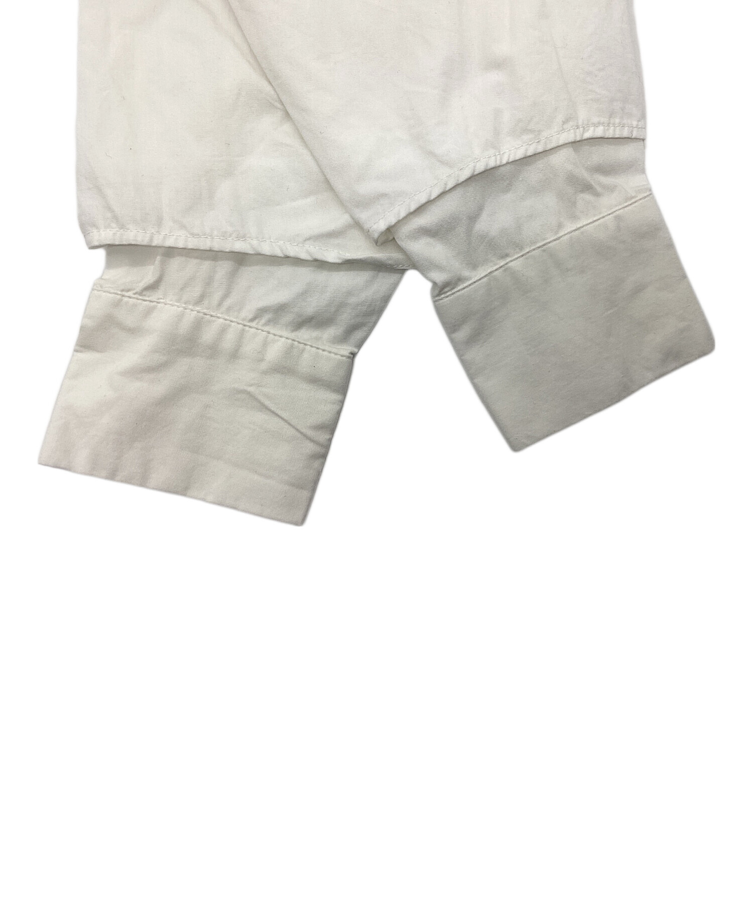 中古・古着通販】SEEALL (シーオール) NO COLLAR SHIRTS ホワイト