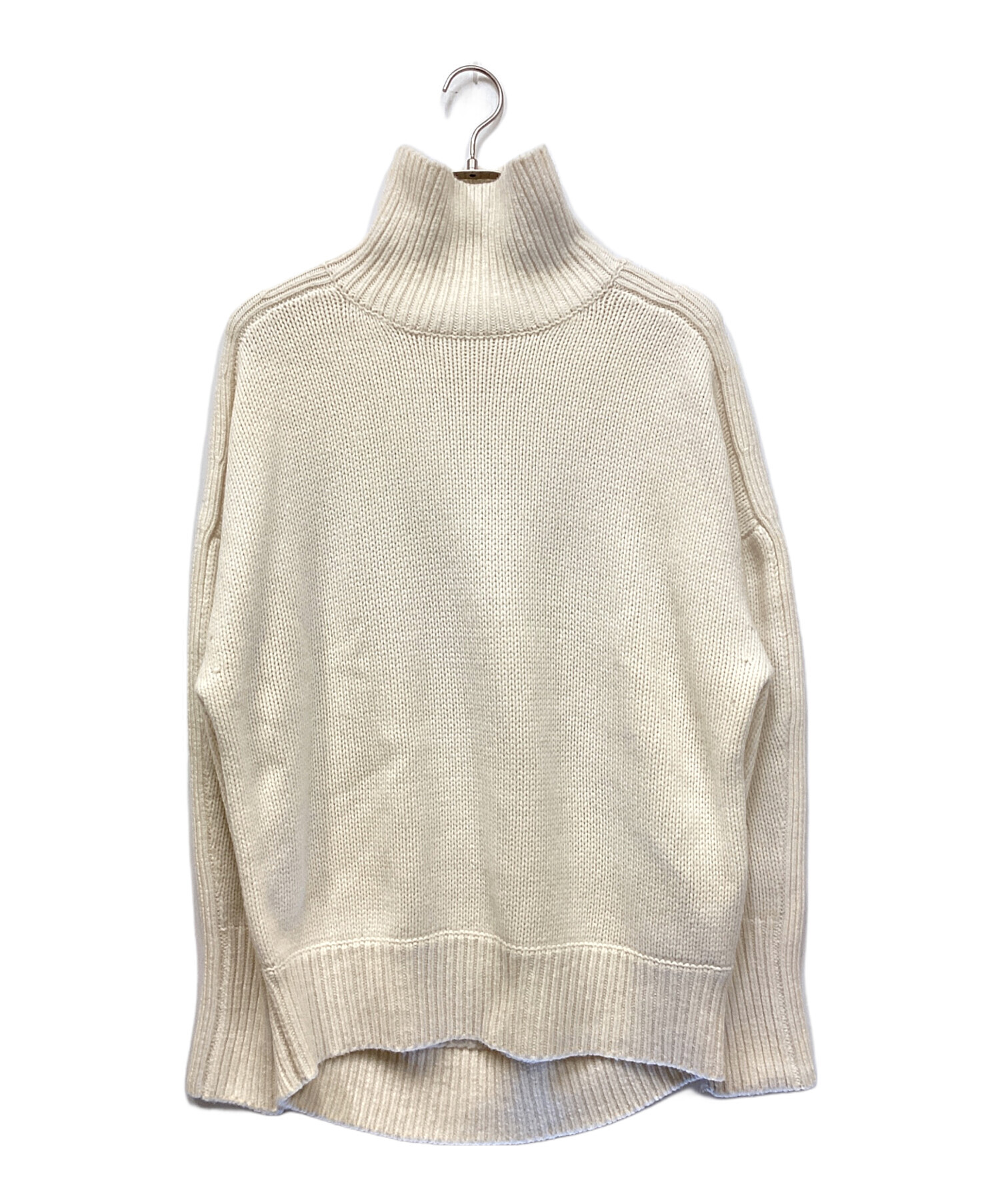 中古・古着通販】HYKE (ハイク) タートルネックニット ベージュ サイズ
