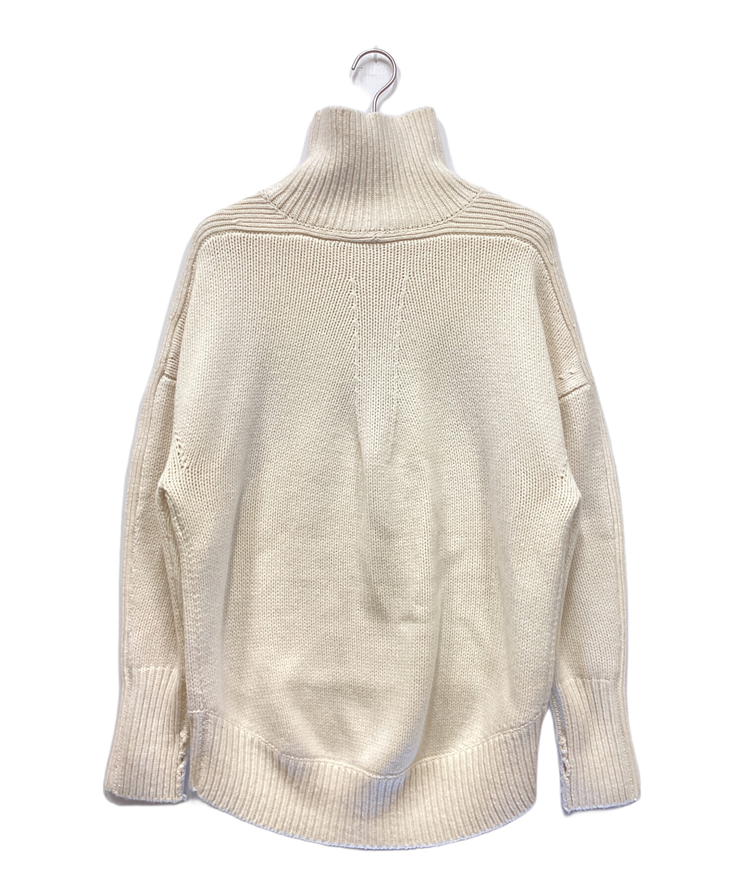 中古・古着通販】HYKE (ハイク) タートルネックニット ベージュ サイズ