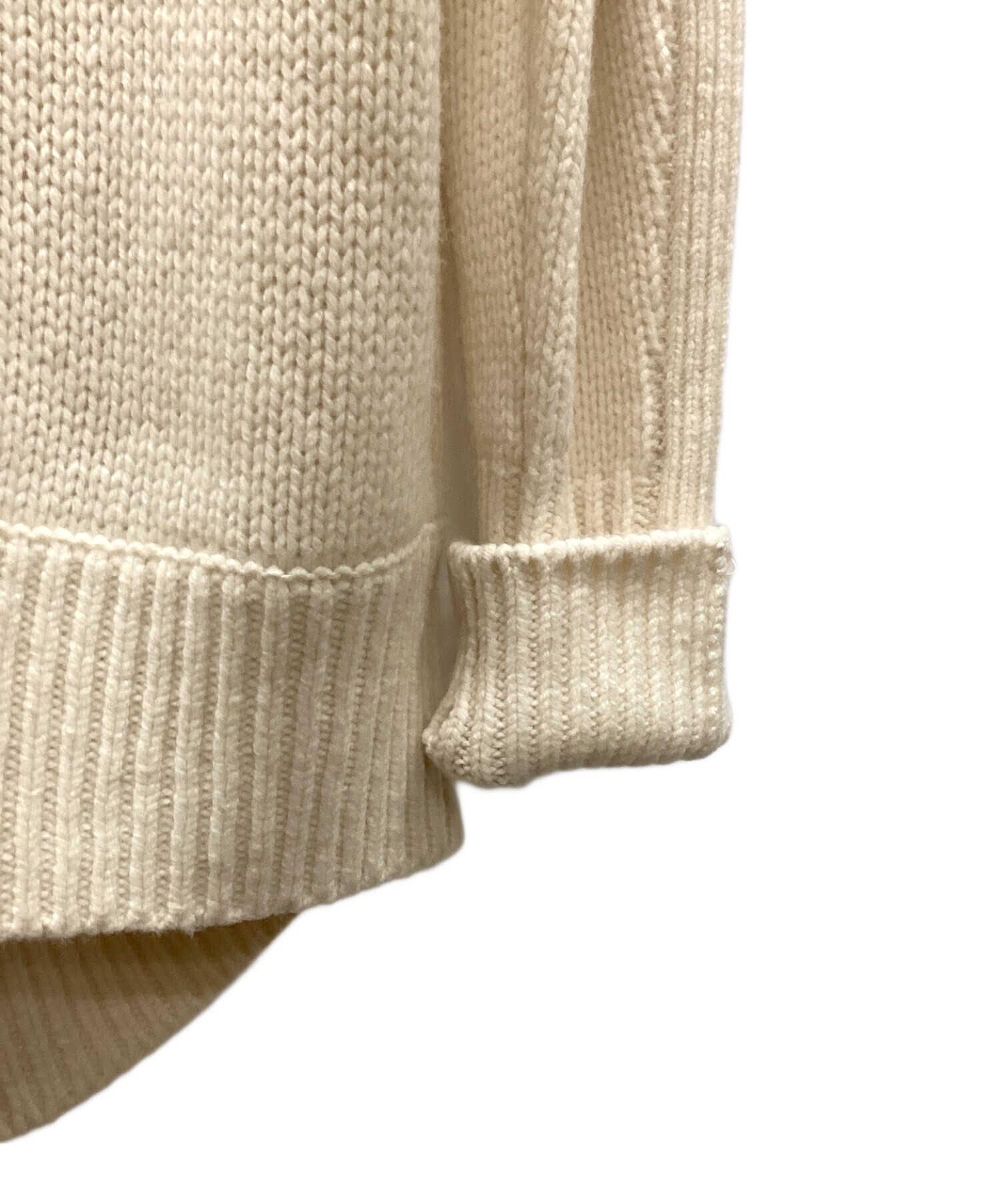 中古・古着通販】HYKE (ハイク) タートルネックニット ベージュ サイズ