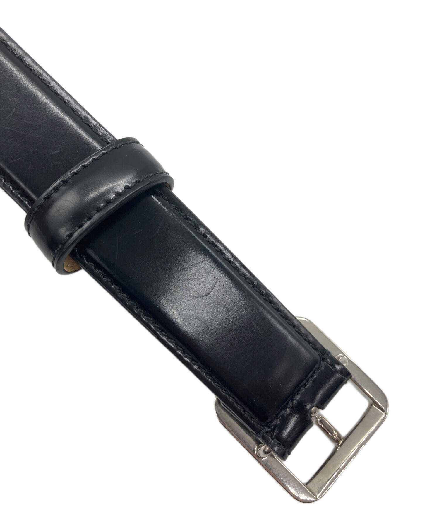 中古・古着通販】BALENCIAGA (バレンシアガ) レザーベルト ブラック