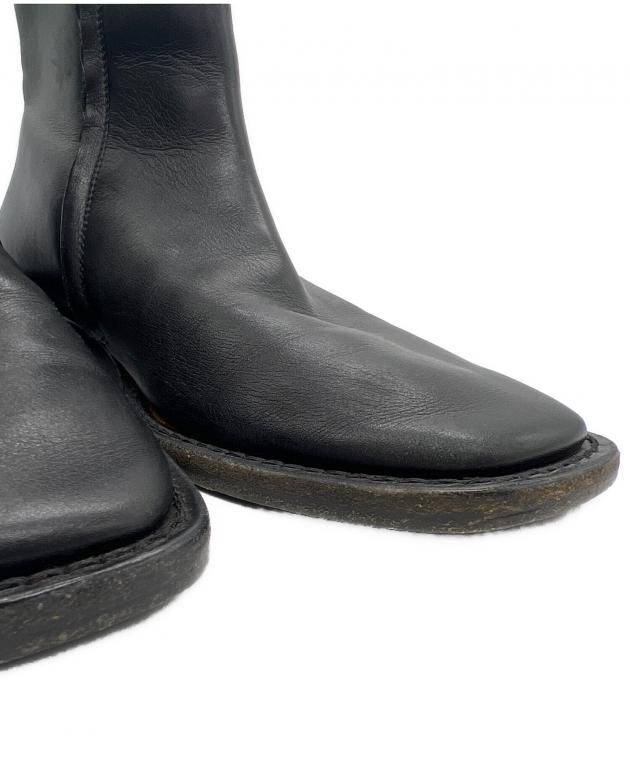 中古・古着通販】BALENCIAGA (バレンシアガ) BB LOGO SIDEZIP BOOTS
