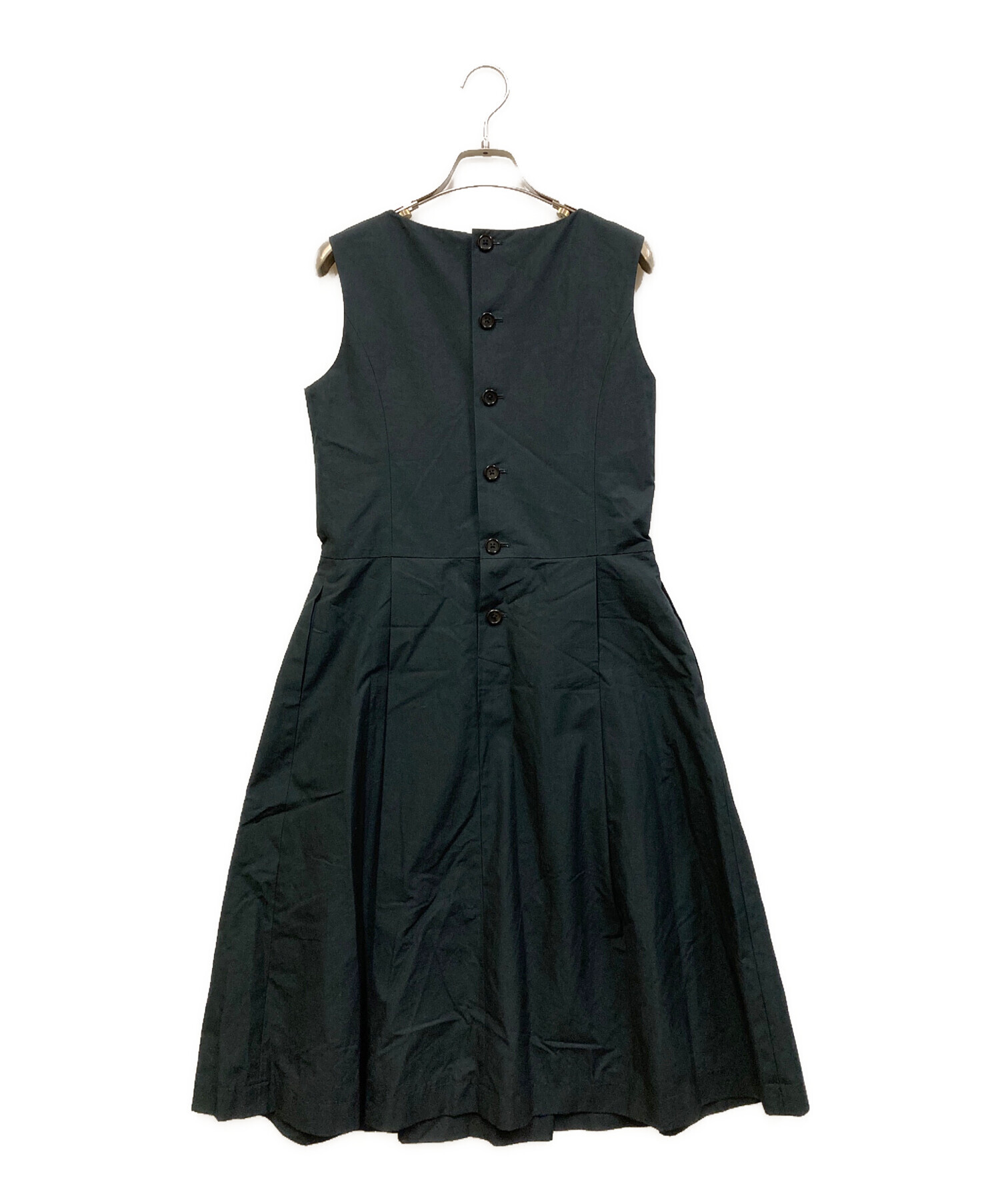 MARGARET HOWELL ノースリーブワンピース 黄緑色 サイズI 中古・古着通販】MARGARET HOWELL (マーガレットハウエル) バック
