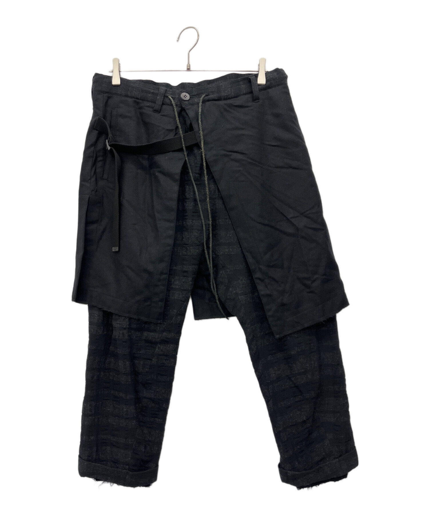 ハイドロゲン クラシックパンツ 中古・古着通販】D.HYGEN (ディーハイゲン) クロップドパンツ ブラック