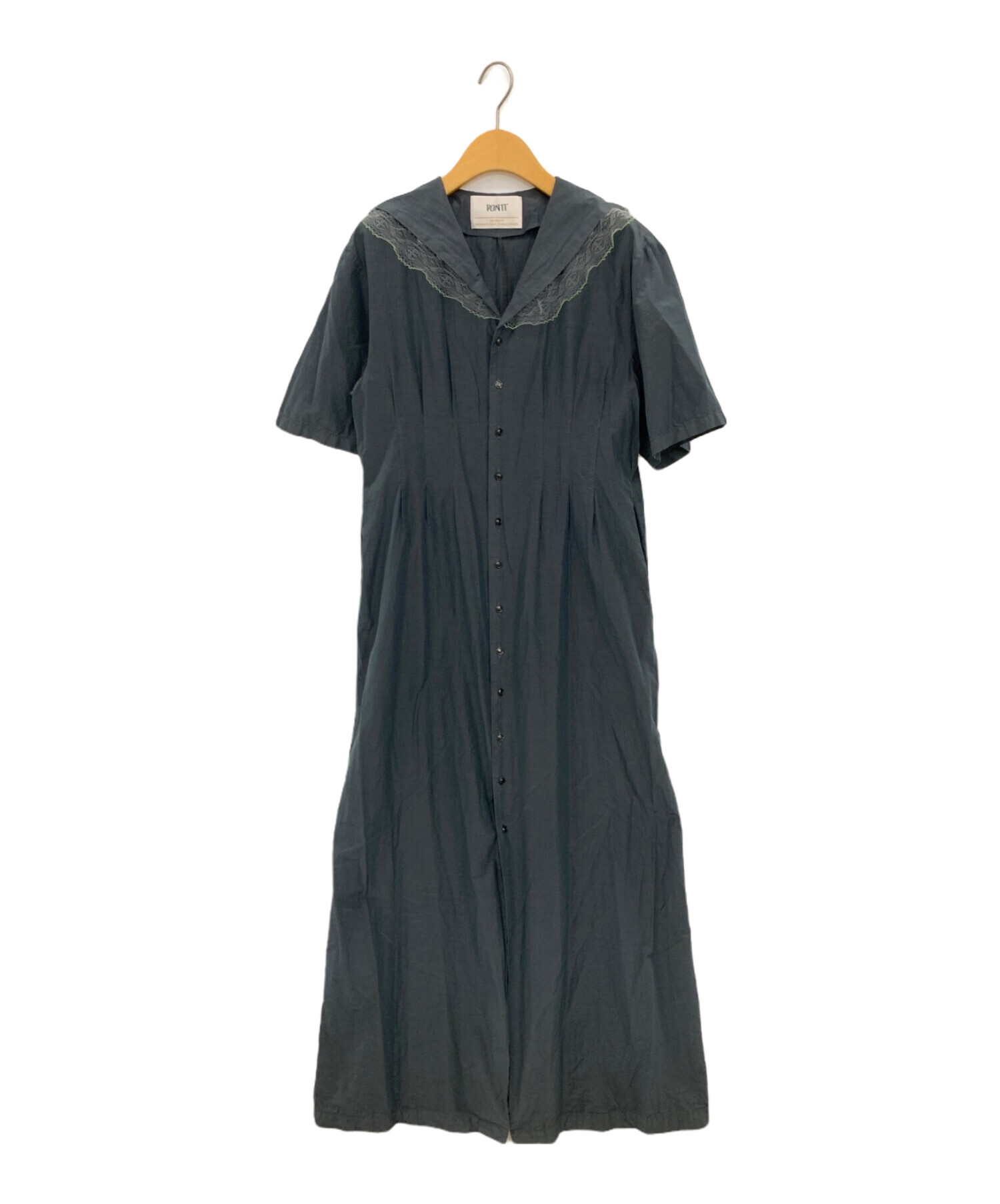 中古・古着通販】PONTI (ポンティ) シルクコットンセーラーカラー 
