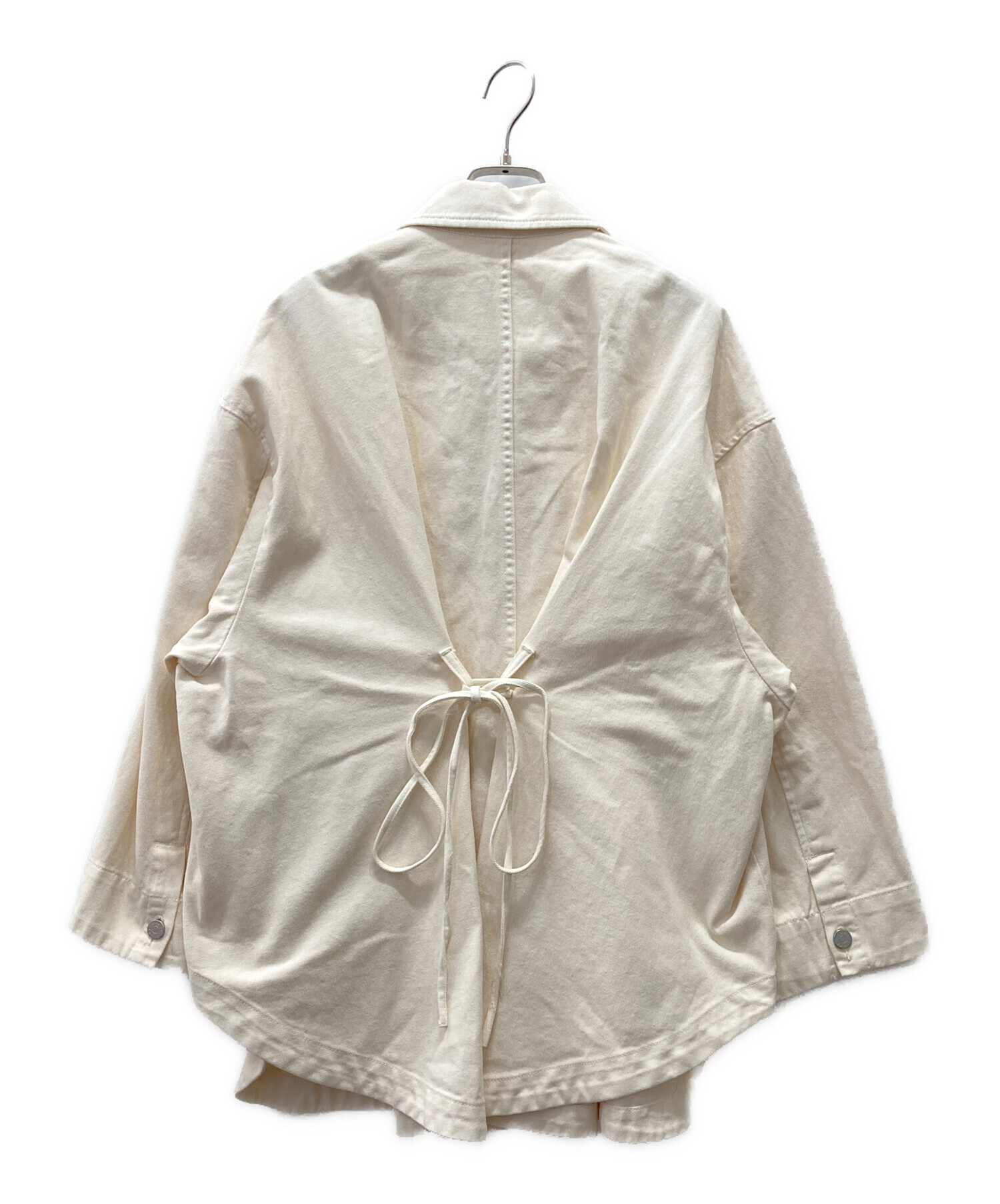 CLANE back squeeze denim jacket