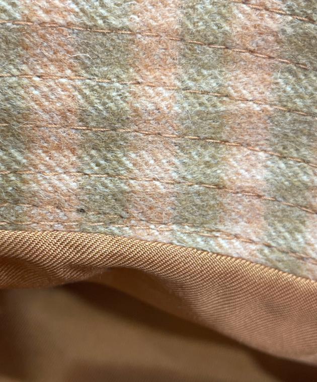 中古・古着通販】HERMES (エルメス) チェックカシミヤバケットハット