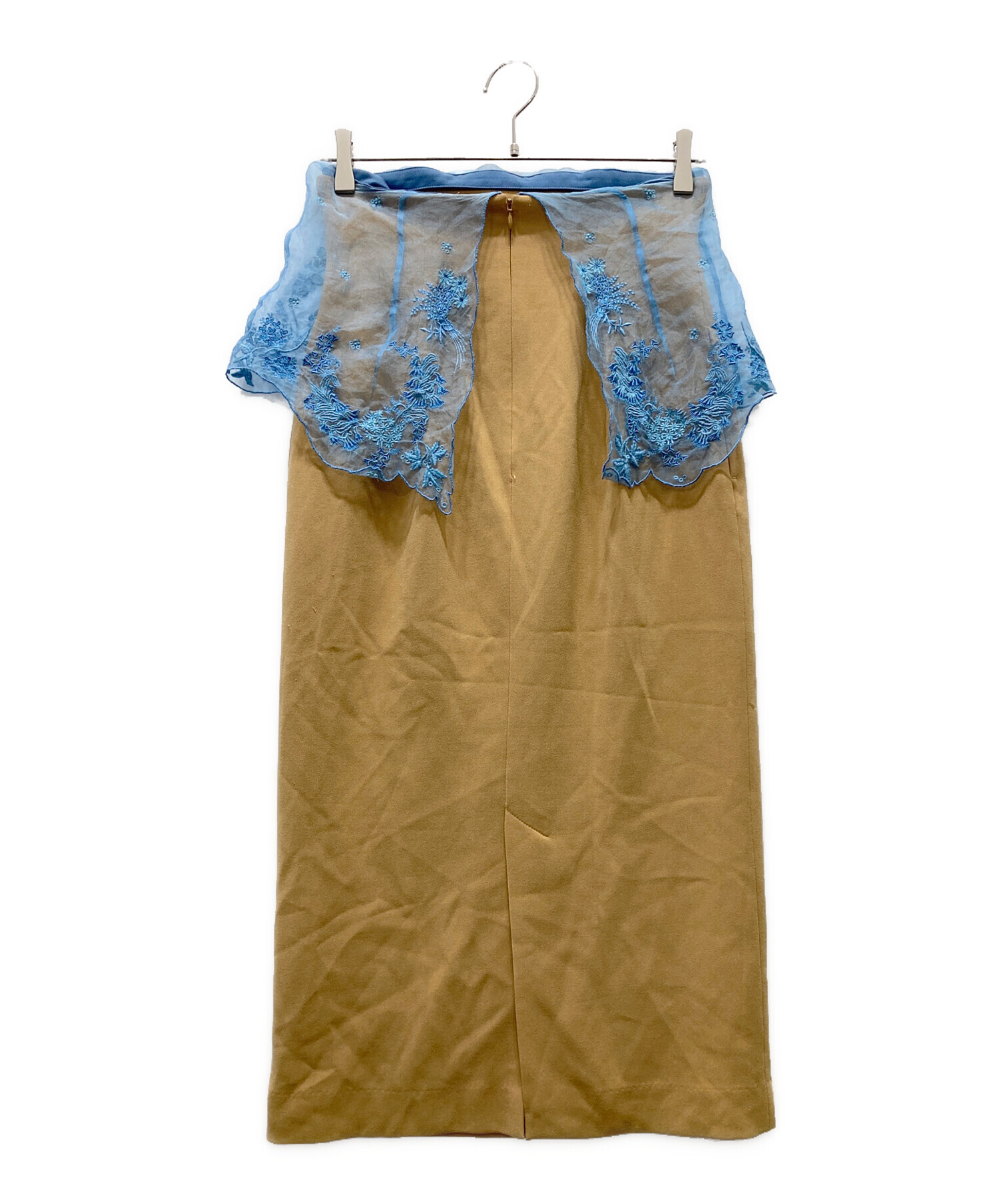 Mame Kurogouchi スカート レースペプラムスカート mame kurogouchi