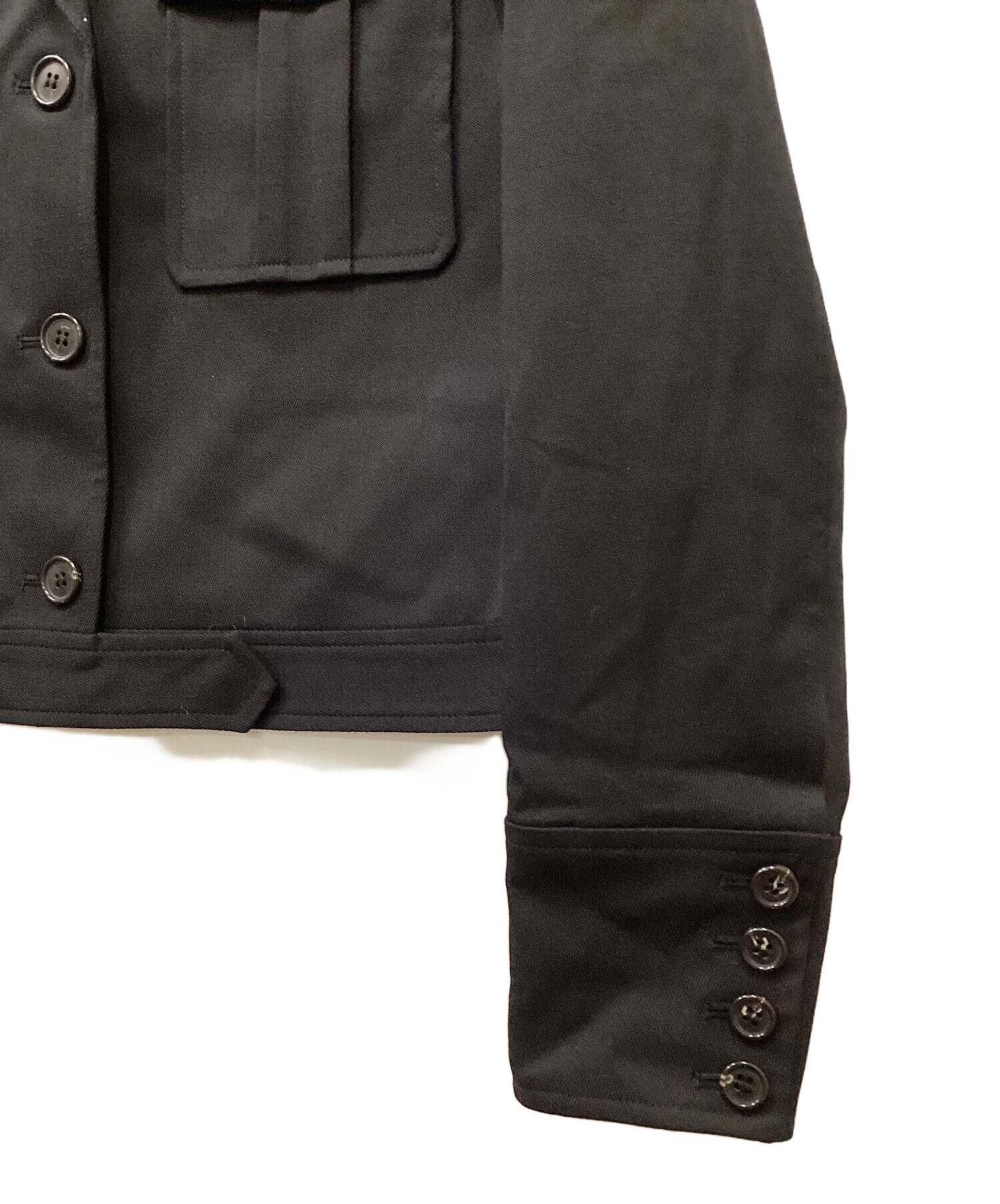 2023AW 新品 セオリー テクスチャートGAB BXY ミリタリージャケット 中古・古着通販】theory (セオリー) Textured GAB BXY Military JKT
