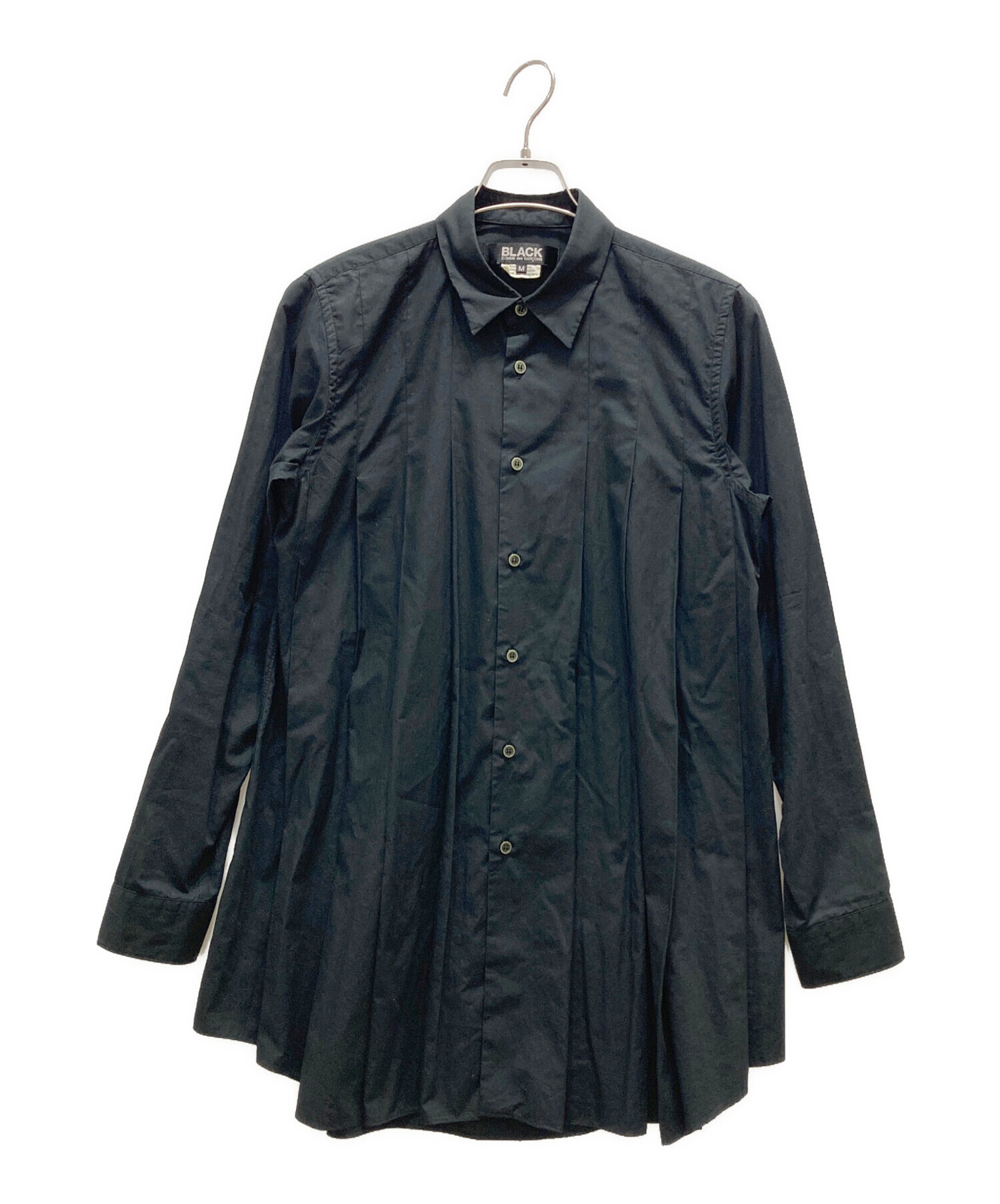 BLACK COMME des GARCONS / D/長袖シャツ/XL/コットン/WHT/1J-B022/AD2015/汚れ有 ブラックコムデギャルソンのシャツ 中古・古着通販】BLACK COMME des